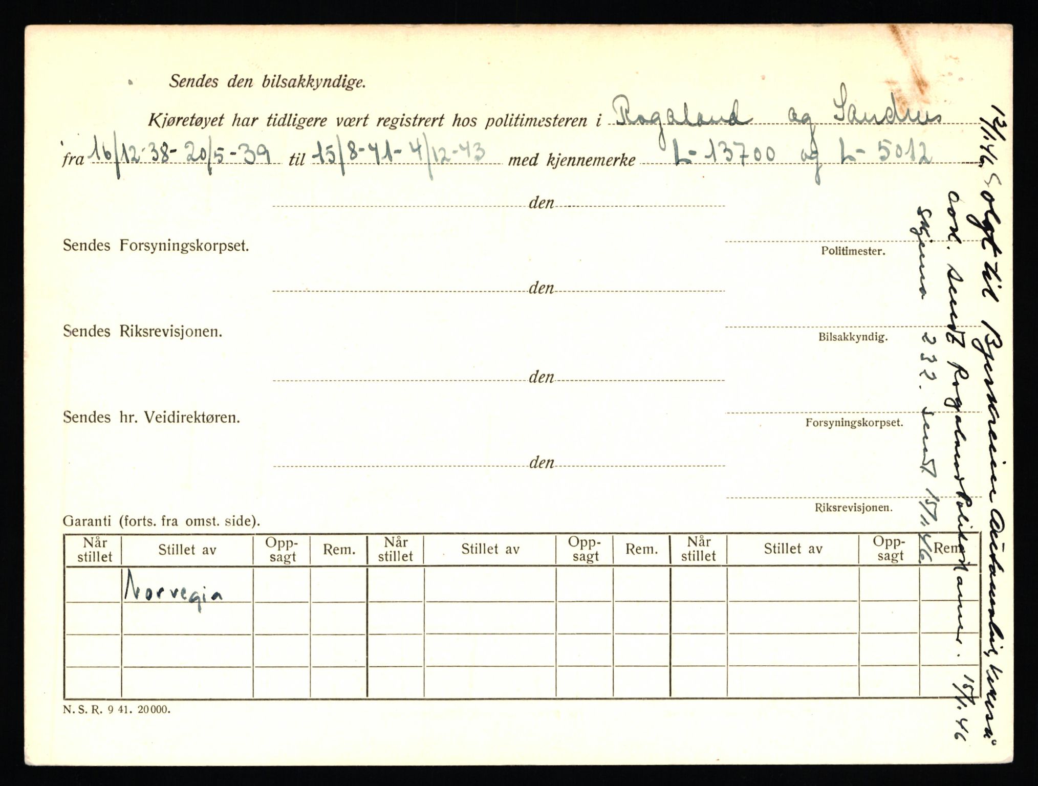 Stavanger trafikkstasjon, AV/SAST-A-101942/0/F/L0033: L-18150 - L-18599, 1930-1971, p. 1876