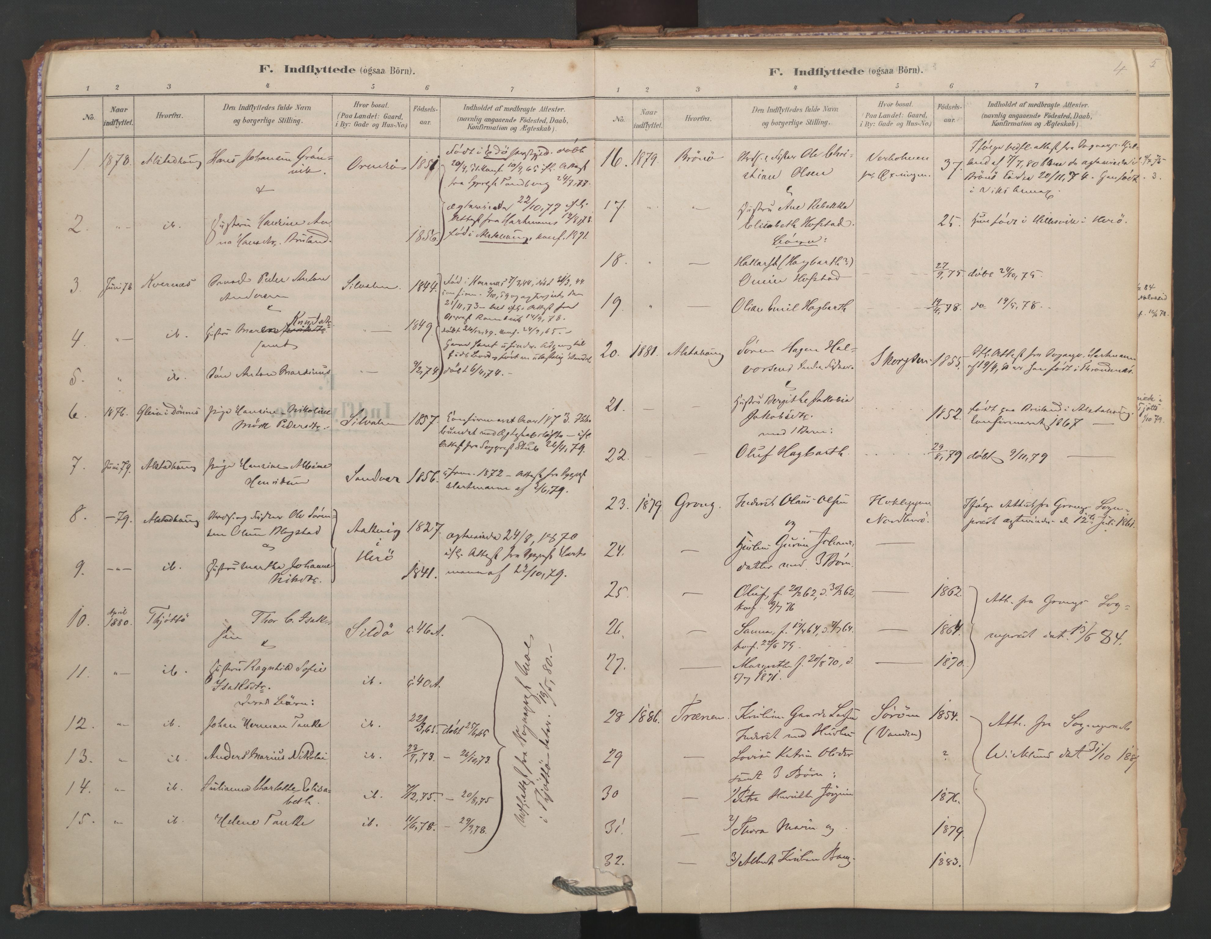 Ministerialprotokoller, klokkerbøker og fødselsregistre - Nordland, SAT/A-1459/834/L0509: Parish register (official) no. 834A07, 1878-1937, p. 4