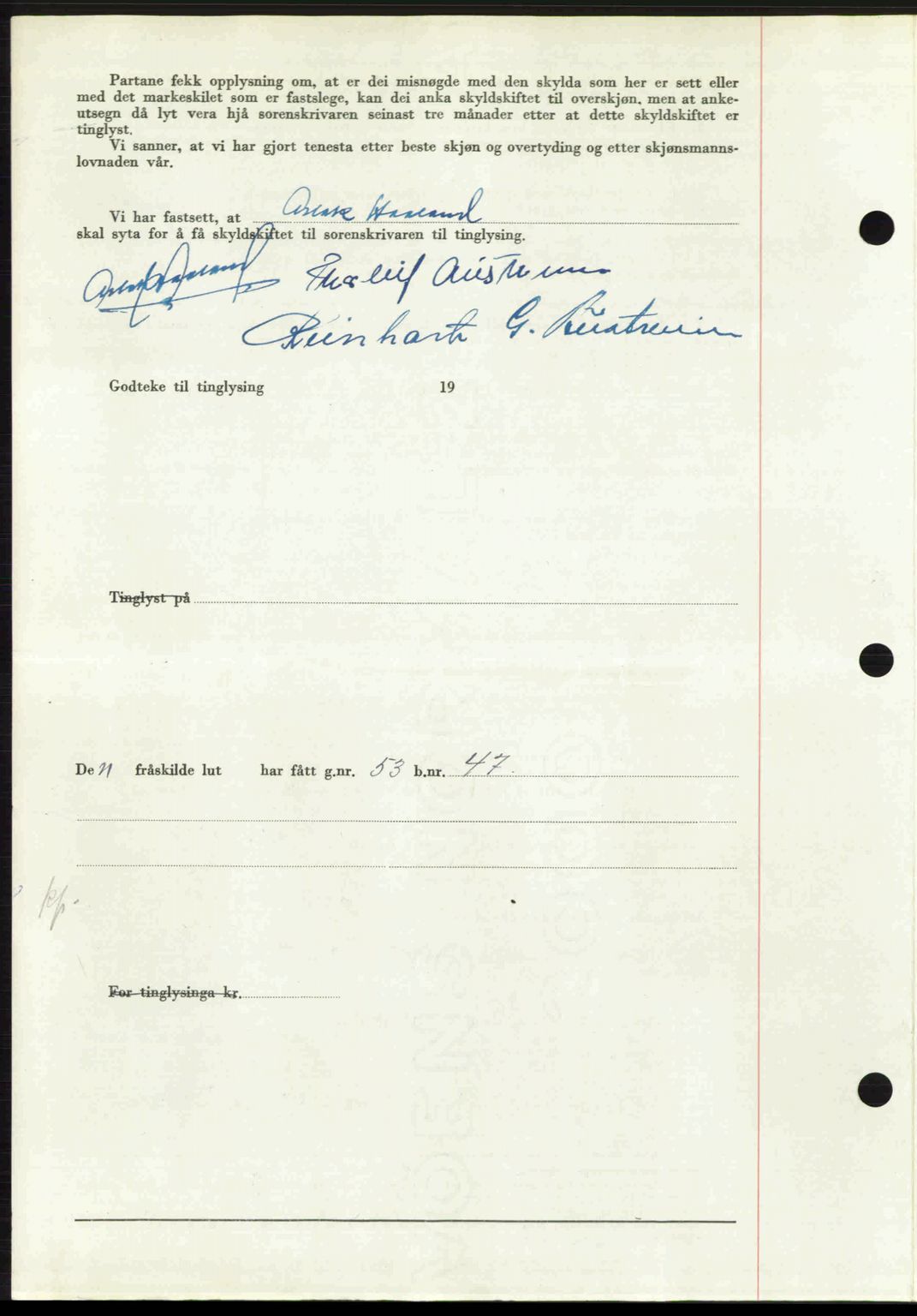 Ytre Sogn tingrett, AV/SAB-A-2601/1/G/Gbb/L0009: Mortgage book no. A6 - A7 (B4), 1950-1950, Diary no: : 684/1950