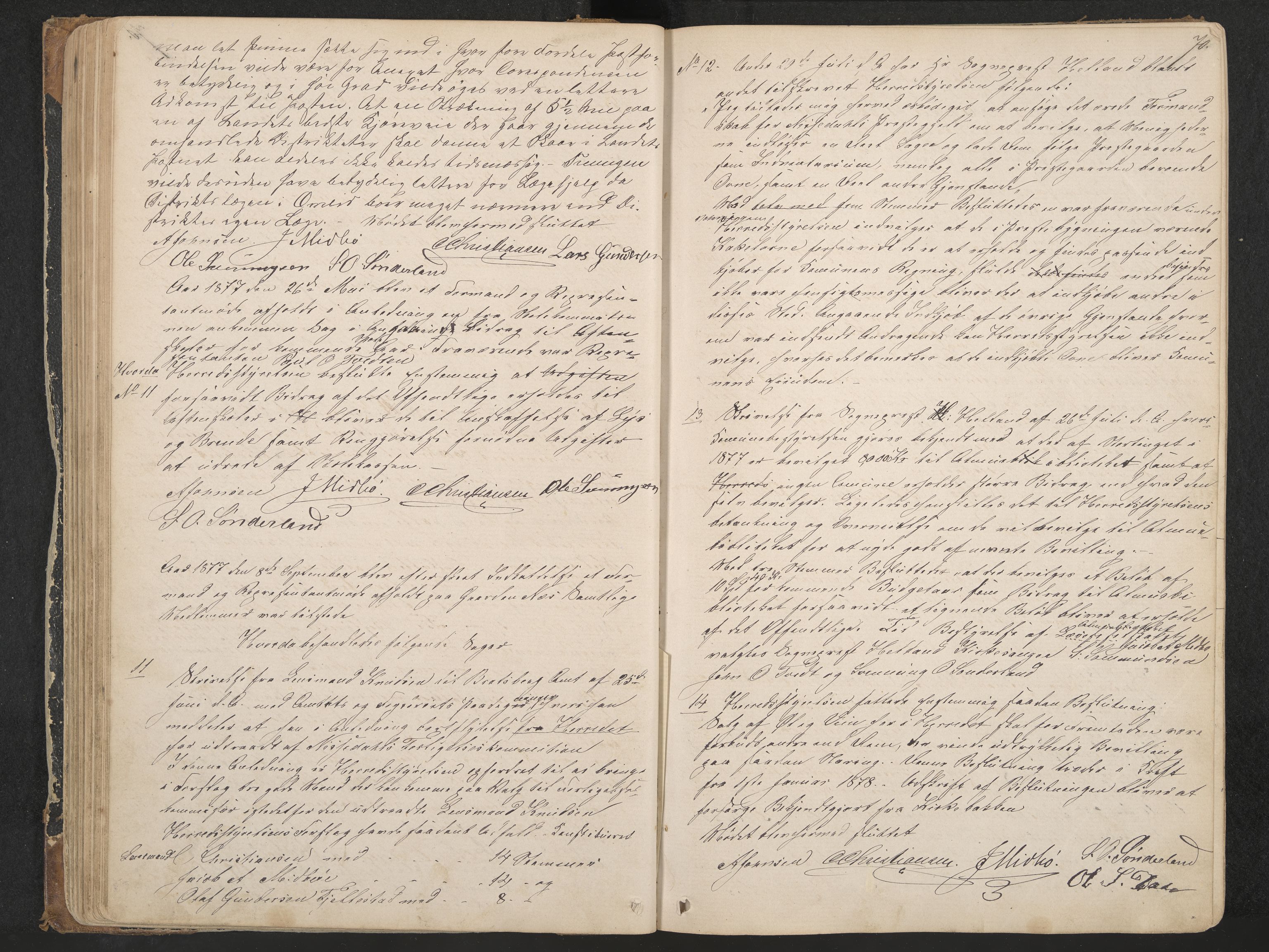 Nissedal formannskap og sentraladministrasjon, IKAK/0830021-1/A/L0002: Møtebok, 1870-1892, p. 70