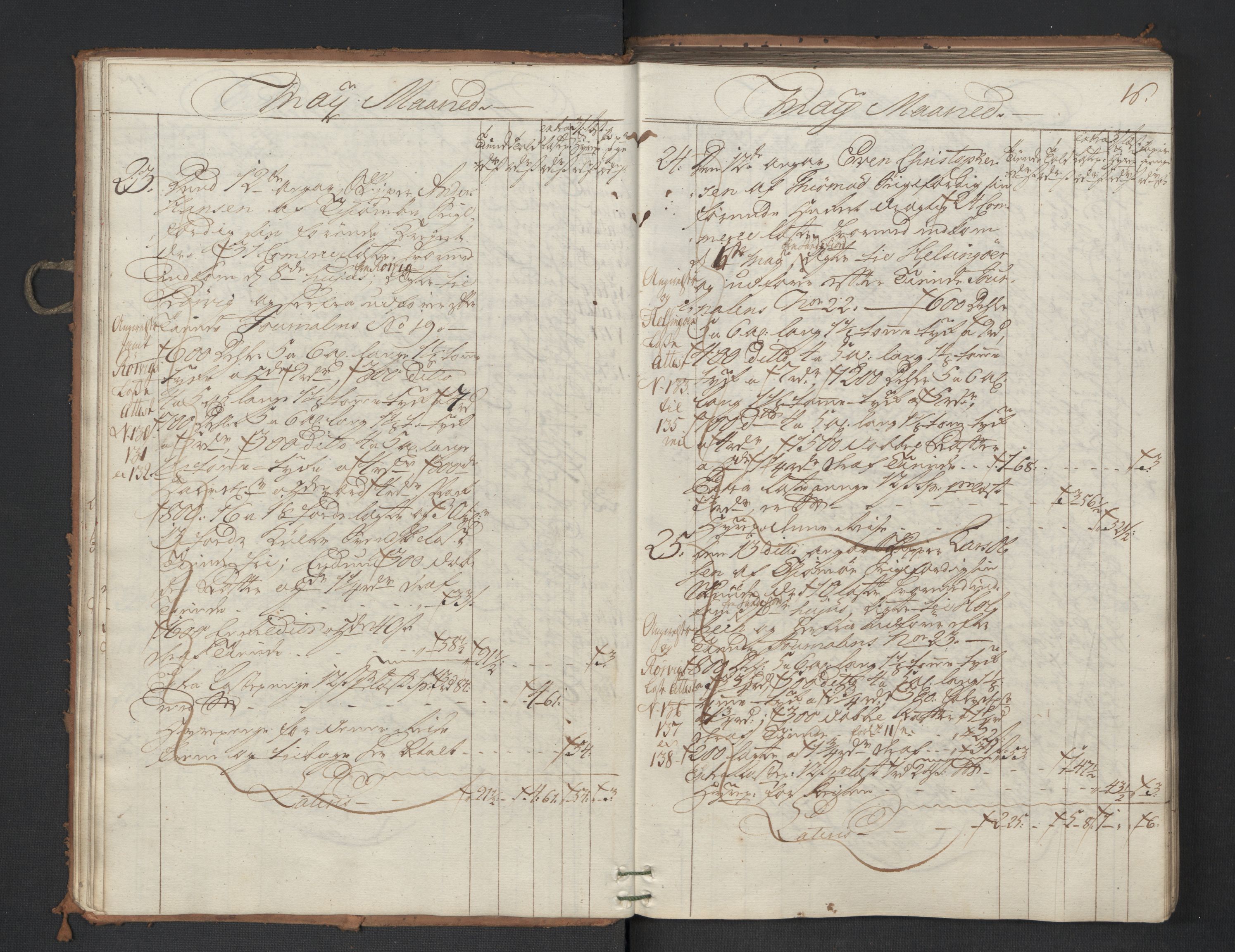 Generaltollkammeret, tollregnskaper, AV/RA-EA-5490/R01/L0047/0001: Tollregnskaper Fredrikshald / Utgående hovedtollbok, 1762, p. 15b-16a