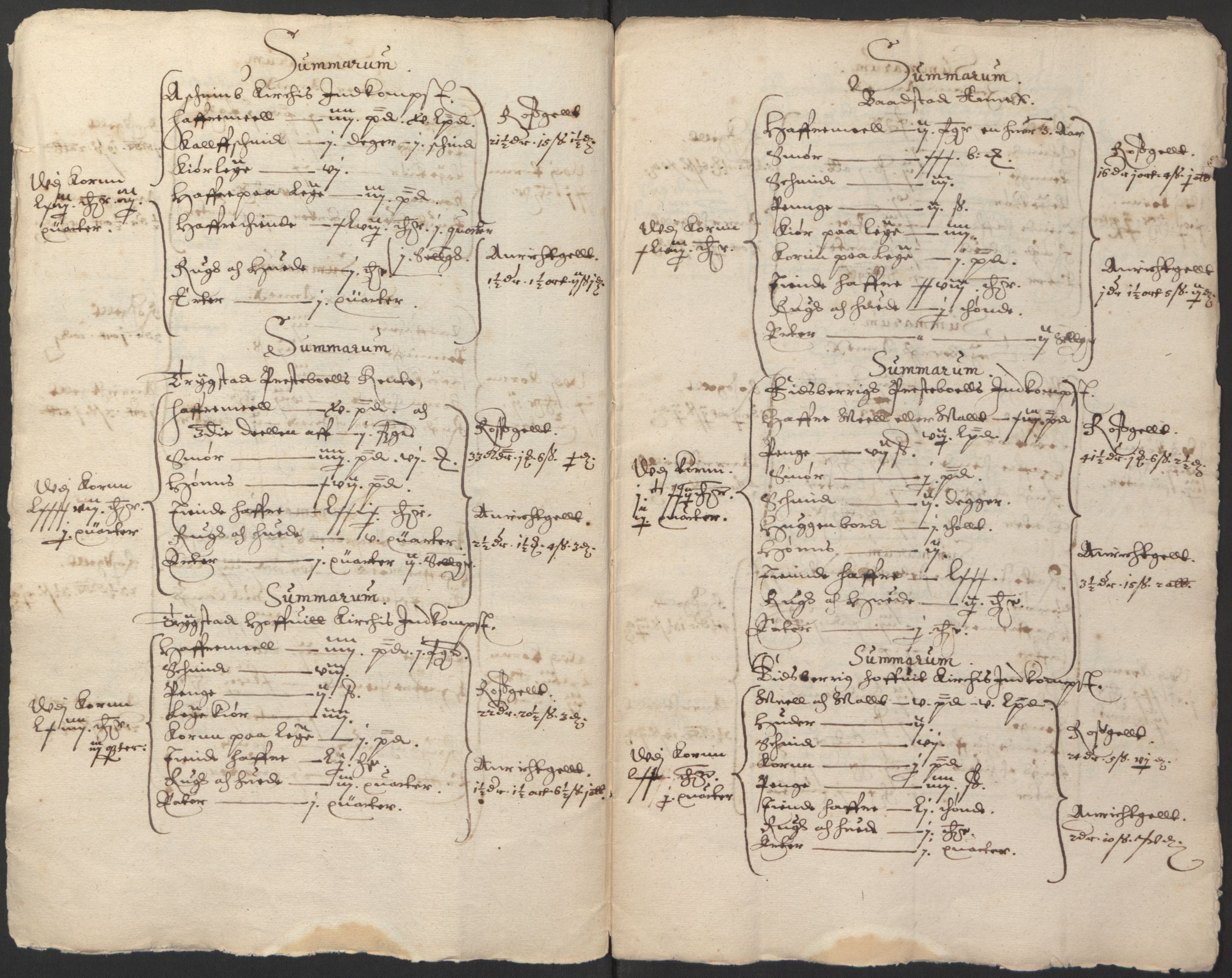 Stattholderembetet 1572-1771, AV/RA-EA-2870/Ek/L0014/0001: Jordebøker til utlikning av rosstjeneste 1624-1626: / Kirke- og prestebolsinntekter i Oslo og Hamar bispedømme, 1625-1626, p. 114