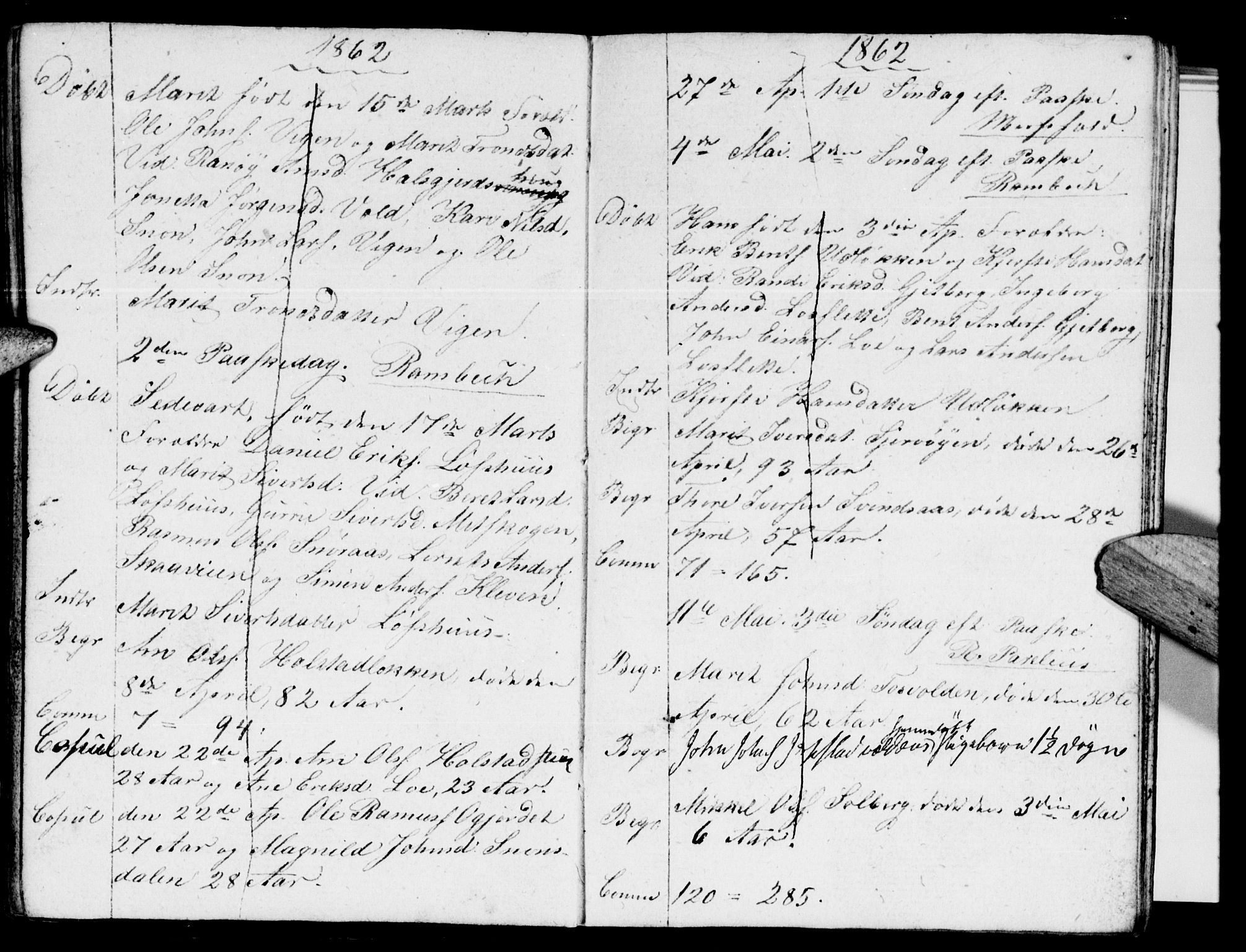 Meldal sokneprestkontor, AV/SAT-A-1123/1/I/I1/I1f/L0008: Parish register draft no. 672I1F, 1827-1866