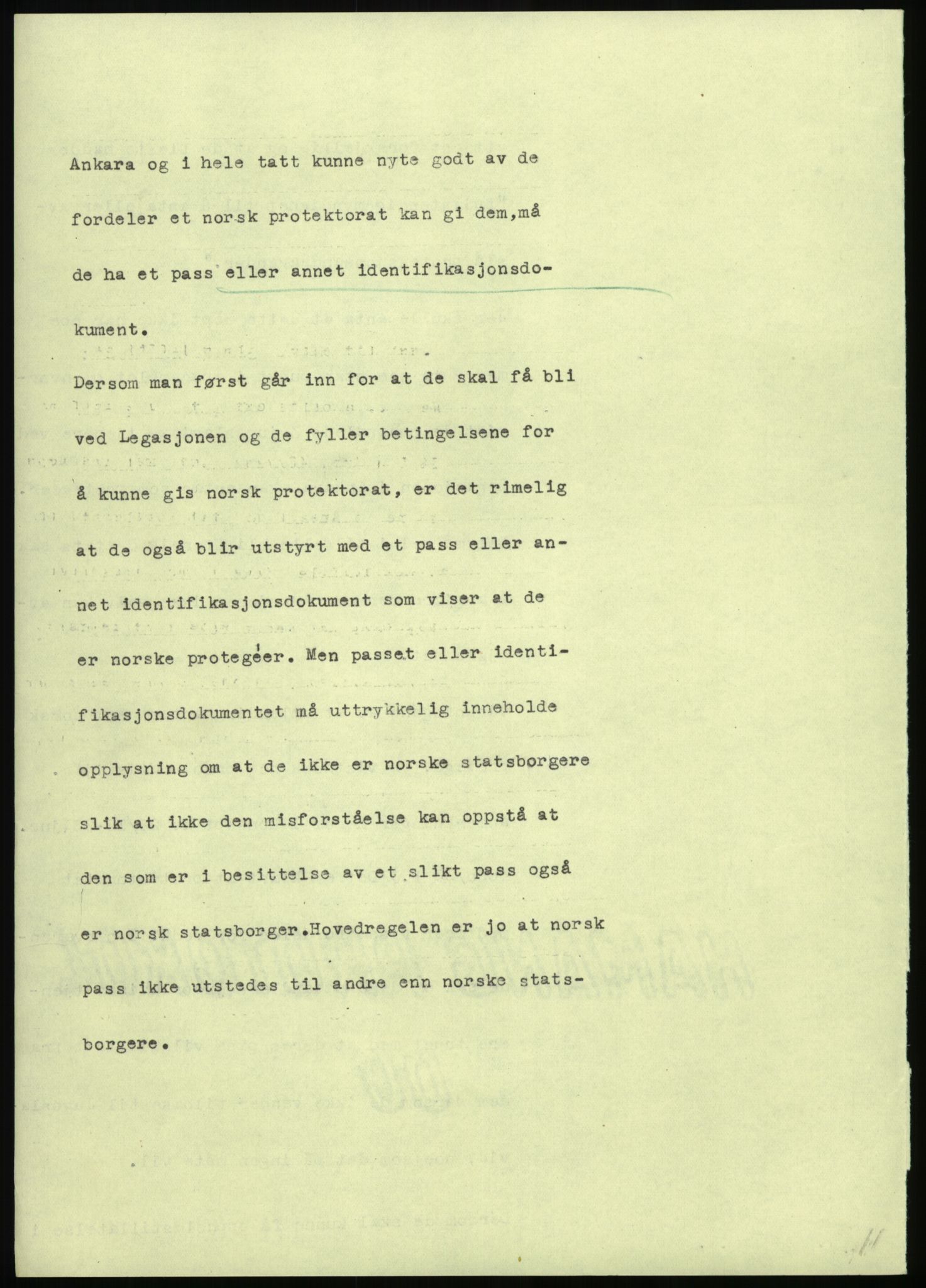 Justisdepartementet, 3. politikontor P3, AV/RA-S-1051/D/L0040: Passinstruksen - Passutstedelse ved utenriksstasjoner, 1947-1959, p. 1282