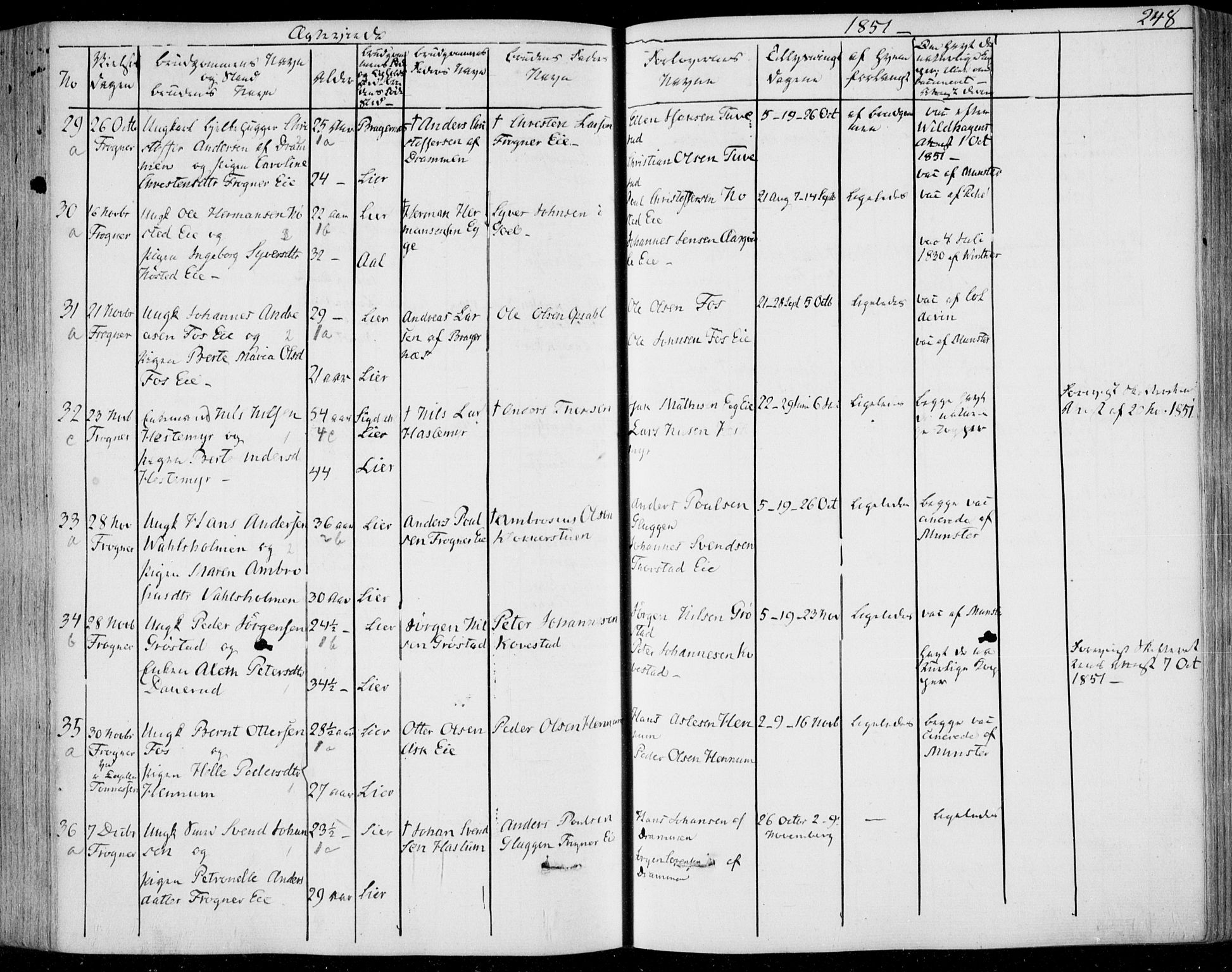 Lier kirkebøker, SAKO/A-230/F/Fa/L0011: Parish register (official) no. I 11, 1843-1854, p. 248