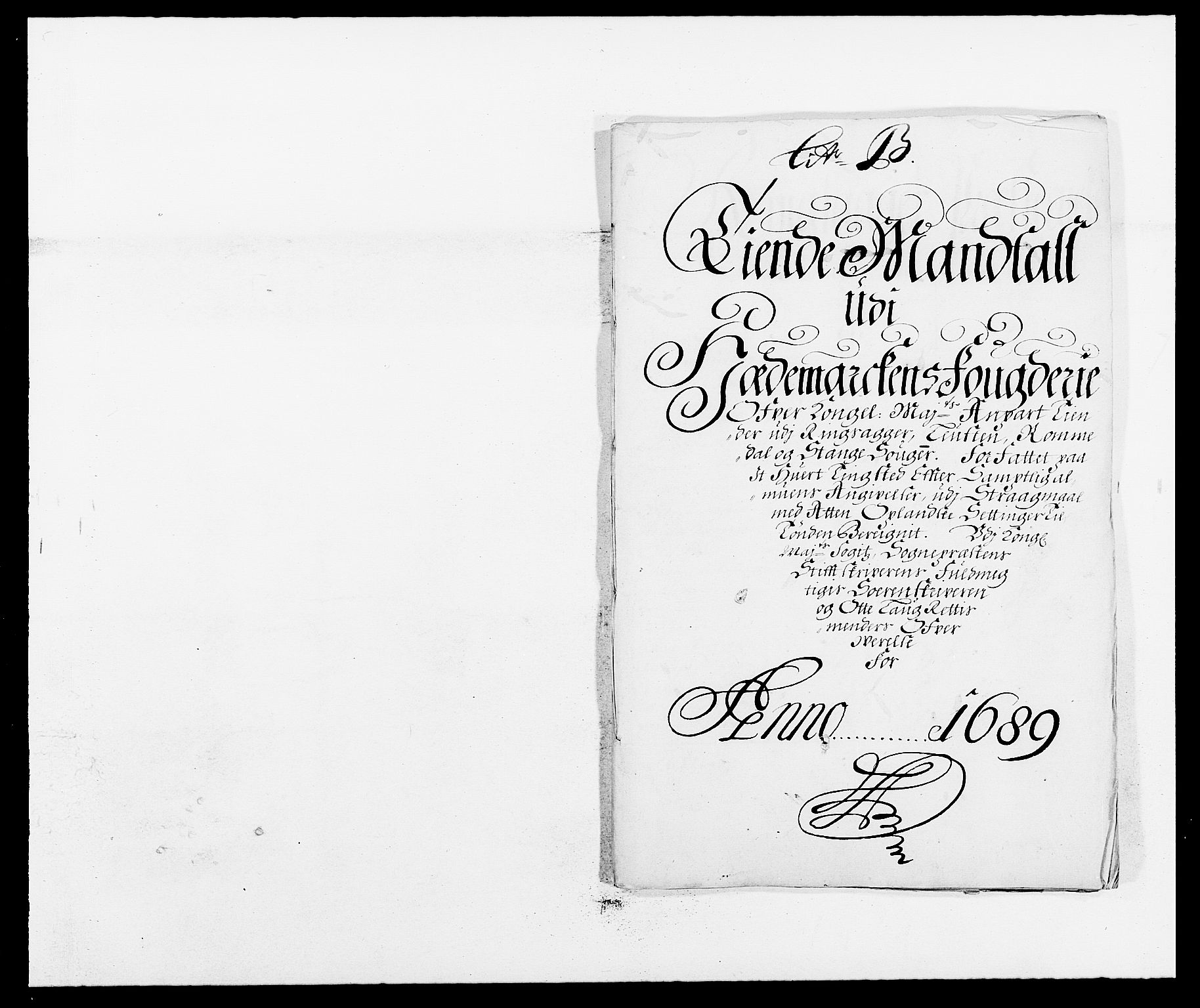 Rentekammeret inntil 1814, Reviderte regnskaper, Fogderegnskap, RA/EA-4092/R16/L1030: Fogderegnskap Hedmark, 1689-1691, p. 64