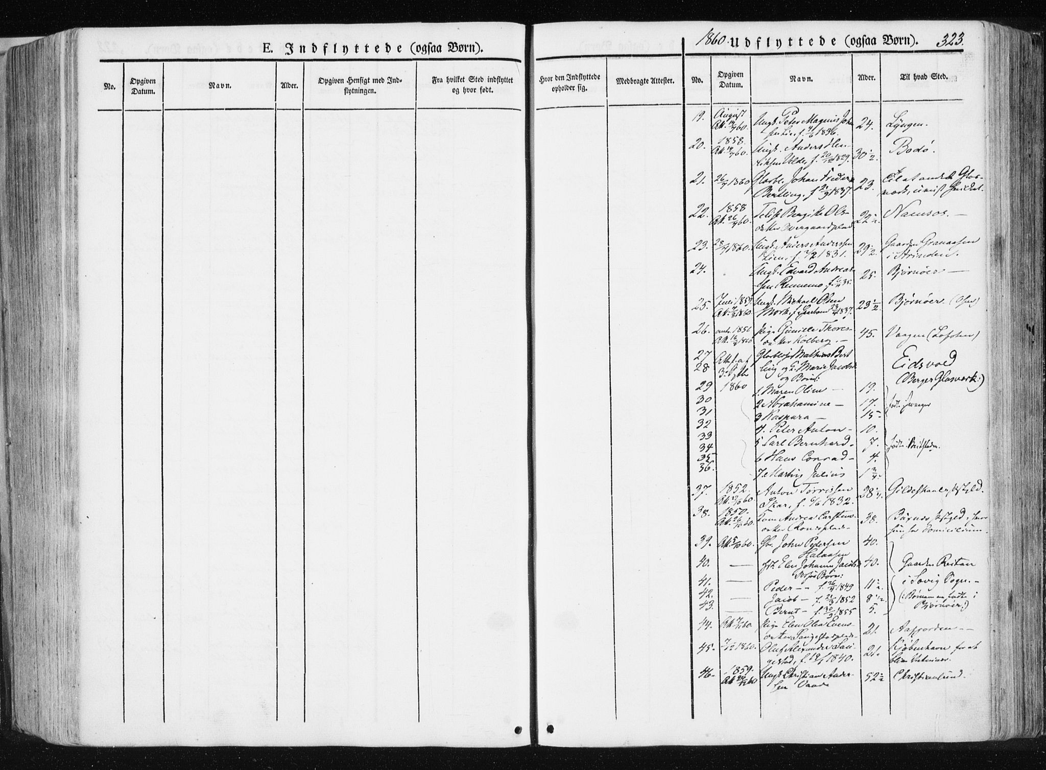 Ministerialprotokoller, klokkerbøker og fødselsregistre - Nord-Trøndelag, SAT/A-1458/741/L0393: Parish register (official) no. 741A07, 1849-1863, p. 323