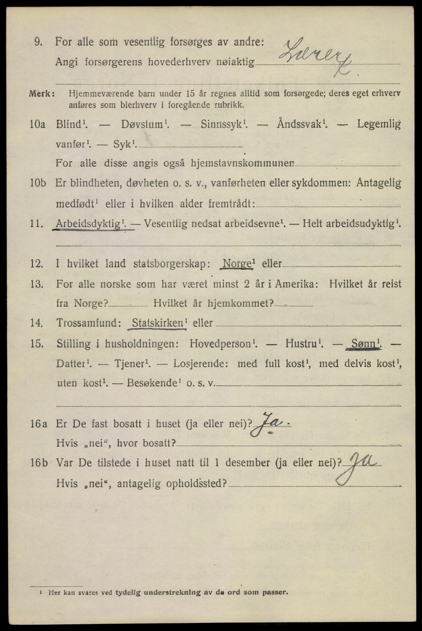 SAKO, 1920 census for Holmestrand, 1920, p. 3969