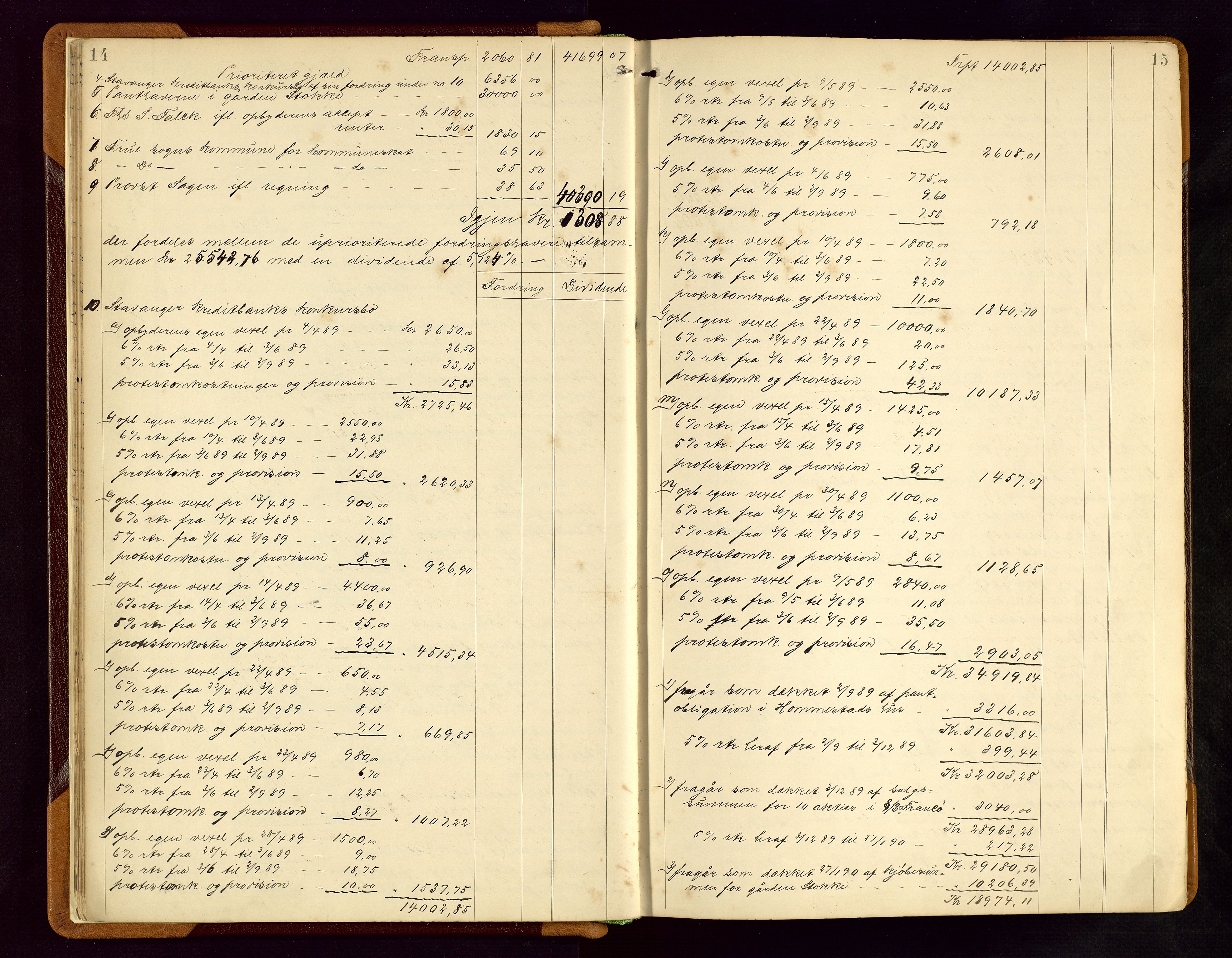 Jæren sorenskriveri, AV/SAST-A-100310/01/5/50/50BB/L0005: SKIFTEUTLODNINGSPROTOKOLL, 1893-1900, p. 14-15