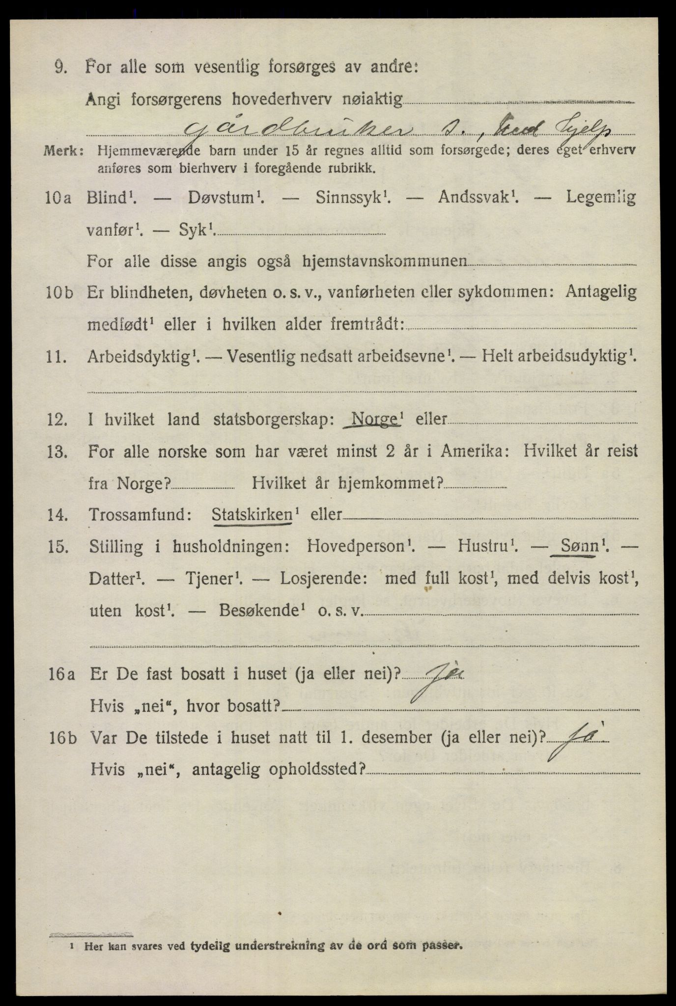 SAO, 1920 census for Nannestad, 1920, p. 2296