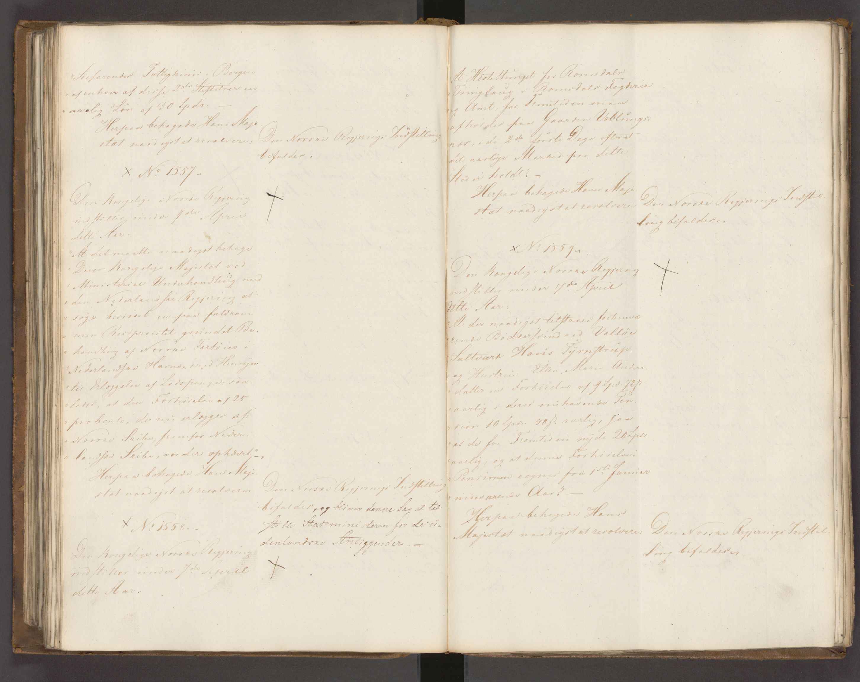 Statsrådssekretariatet, AV/RA-S-1001/A/Ab/L0022: Kgl. res. nr. 1210-1721, 1. halvår, 1826
