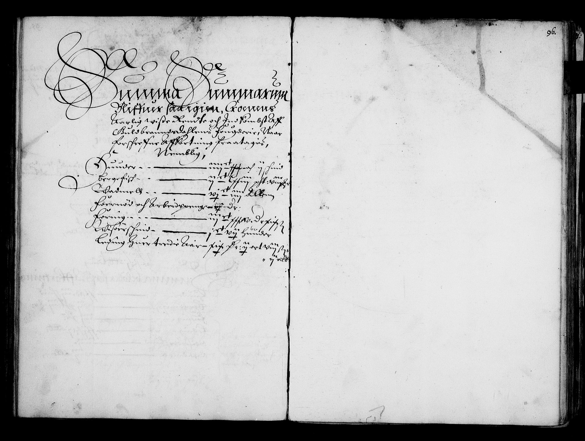 Rentekammeret inntil 1814, Realistisk ordnet avdeling, RA/EA-4070/N/Na/L0001: [XI f]: Akershus stifts jordebok, 1652, p. 95b-96a