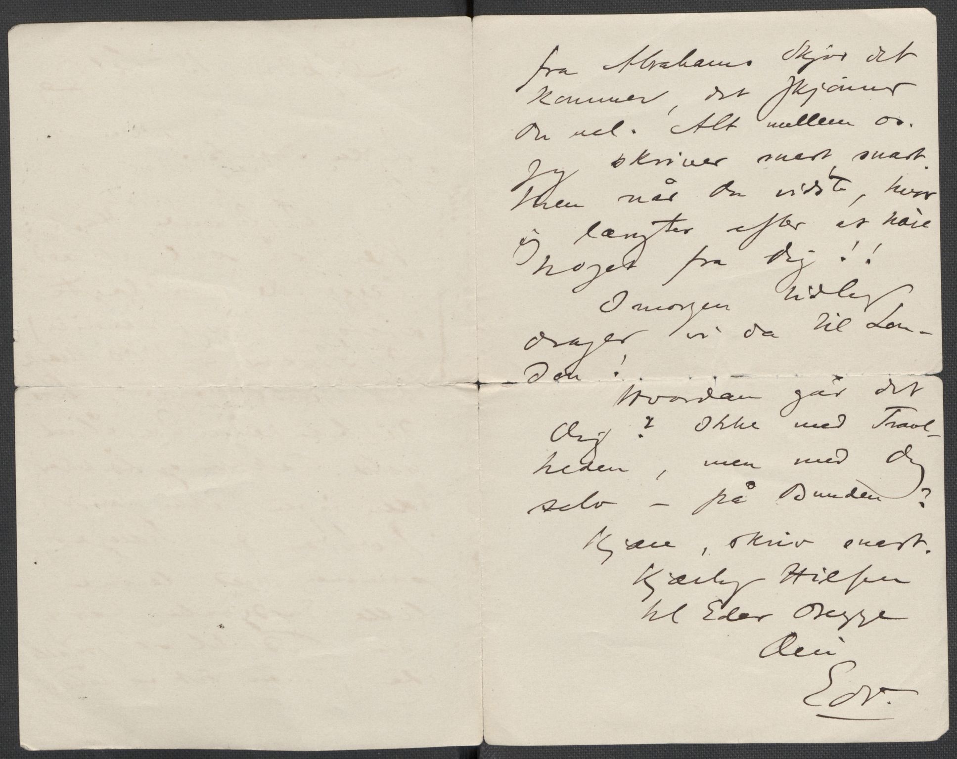 Beyer, Frants, AV/RA-PA-0132/F/L0001: Brev fra Edvard Grieg til Frantz Beyer og "En del optegnelser som kan tjene til kommentar til brevene" av Marie Beyer, 1872-1907, p. 297