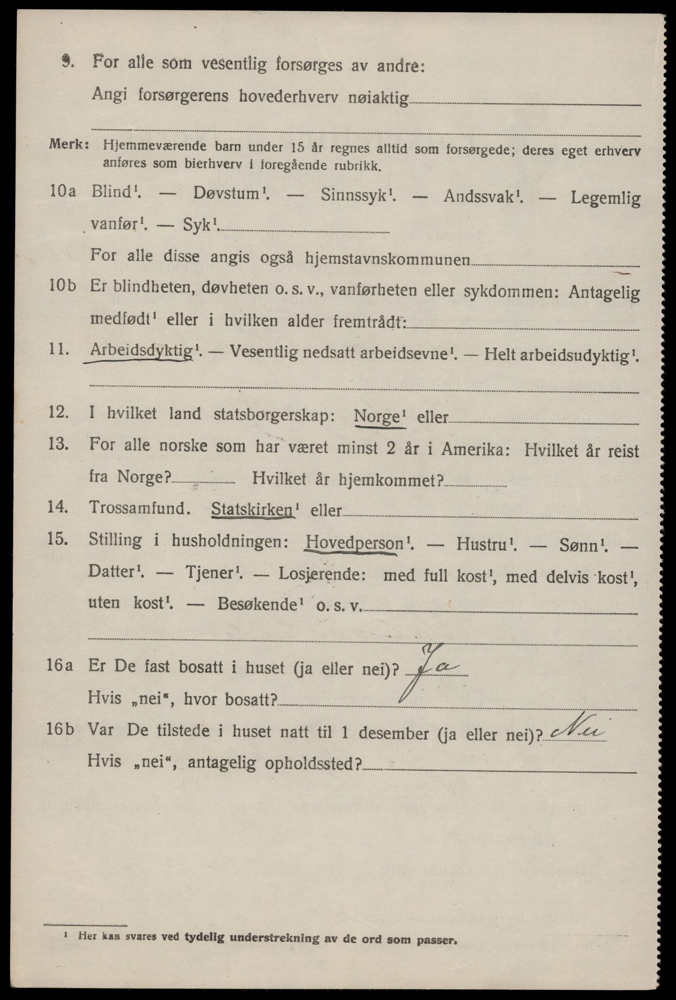 SAKO, 1920 census for Lårdal, 1920, p. 2392