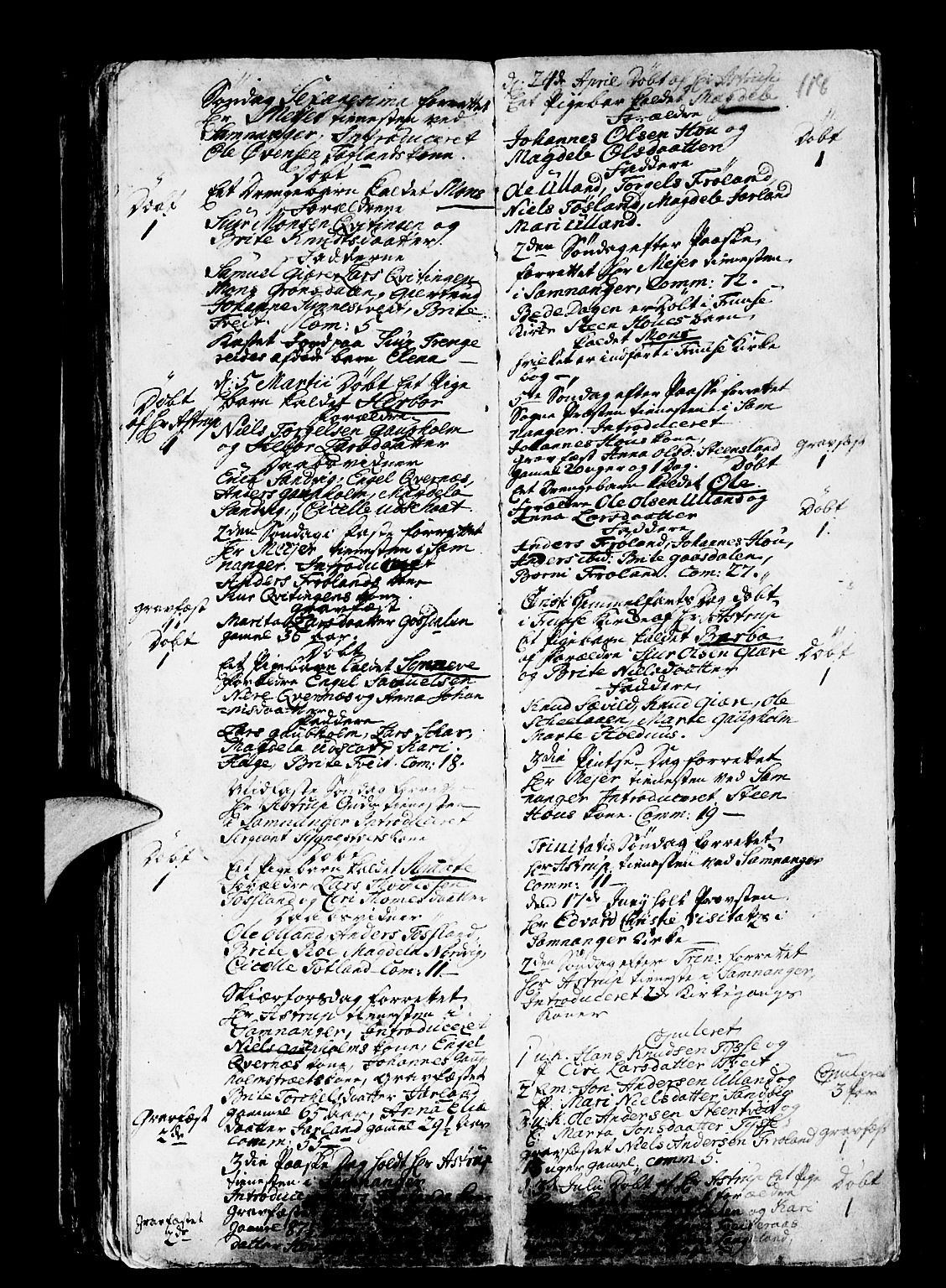 Os sokneprestembete, SAB/A-99929: Parish register (official) no. A 4, 1669-1760, p. 118