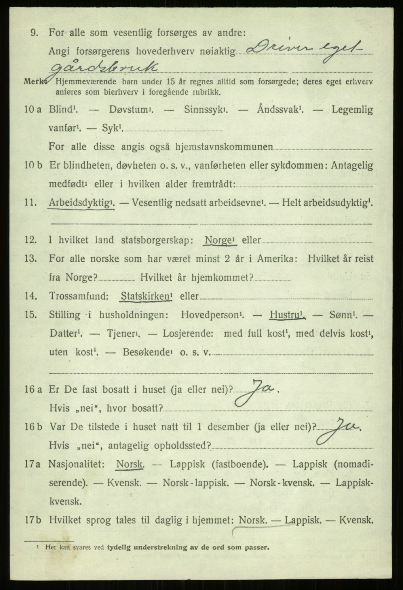 SATØ, 1920 census for Ibestad, 1920, p. 3501