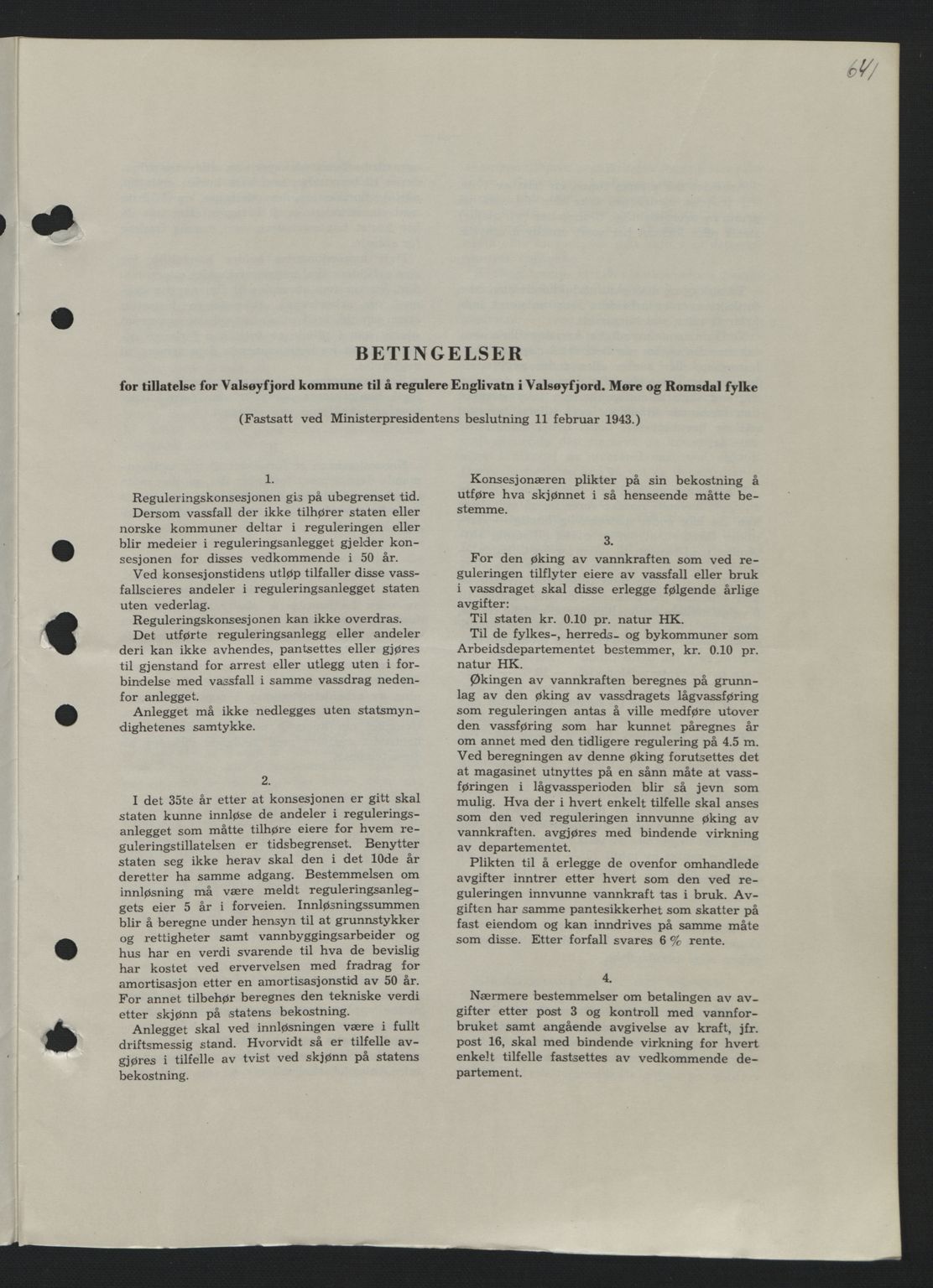 Nordmøre sorenskriveri, AV/SAT-A-4132/1/2/2Ca: Mortgage book no. B90, 1942-1943, Diary no: : 1066/1943