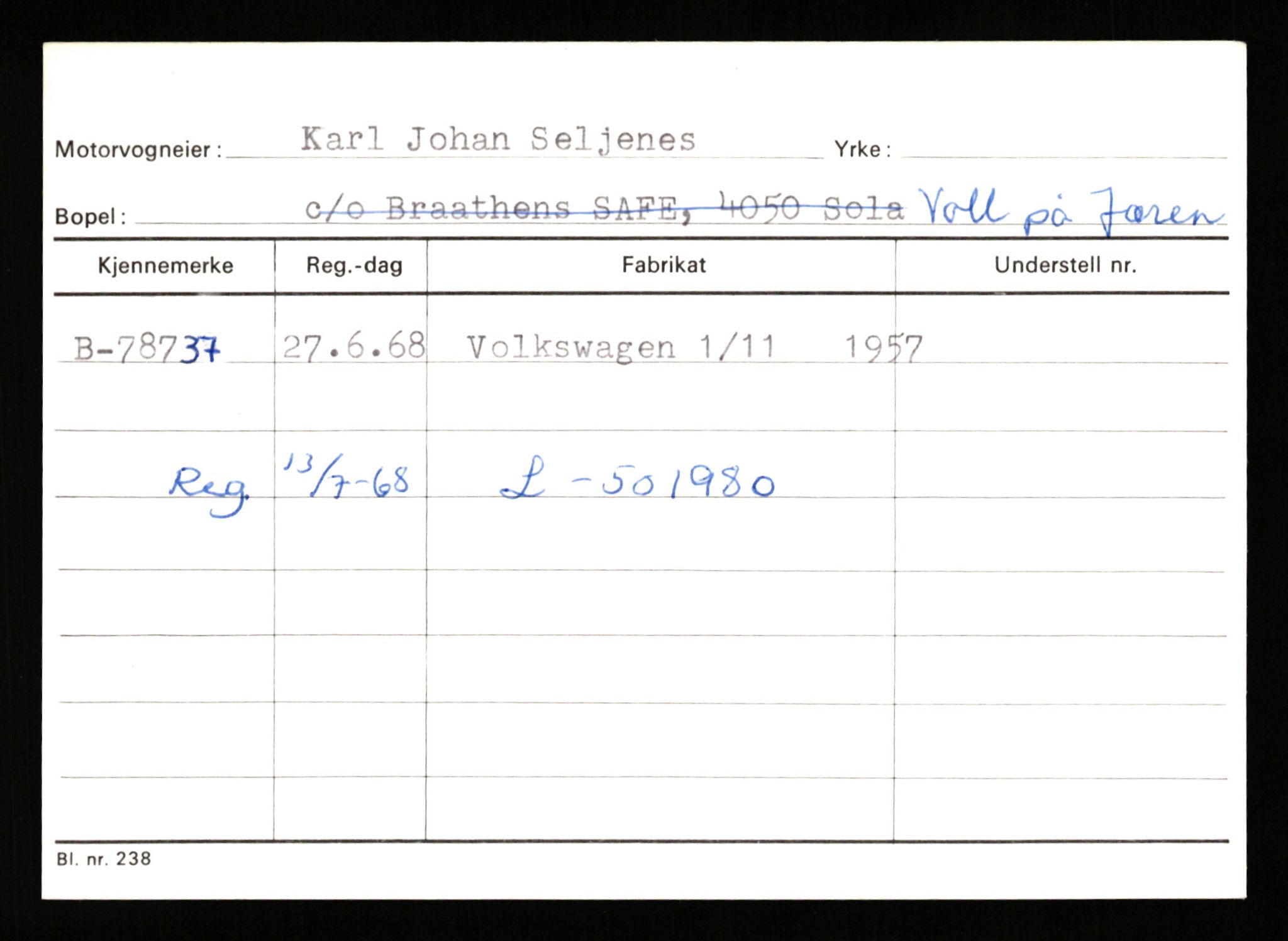 Stavanger trafikkstasjon, AV/SAST-A-101942/0/G/L0008: Registreringsnummer: 67519 - 84533, 1930-1971, p. 1417