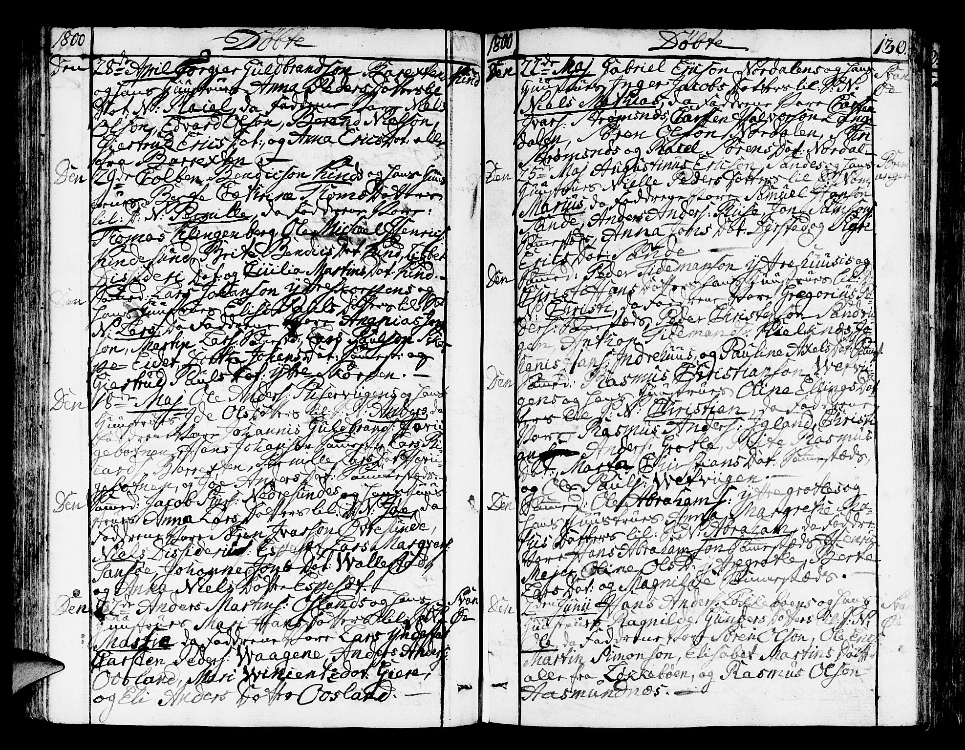 Kinn sokneprestembete, AV/SAB-A-80801/H/Haa/Haaa/L0003: Parish register (official) no. A 3, 1785-1821, p. 130