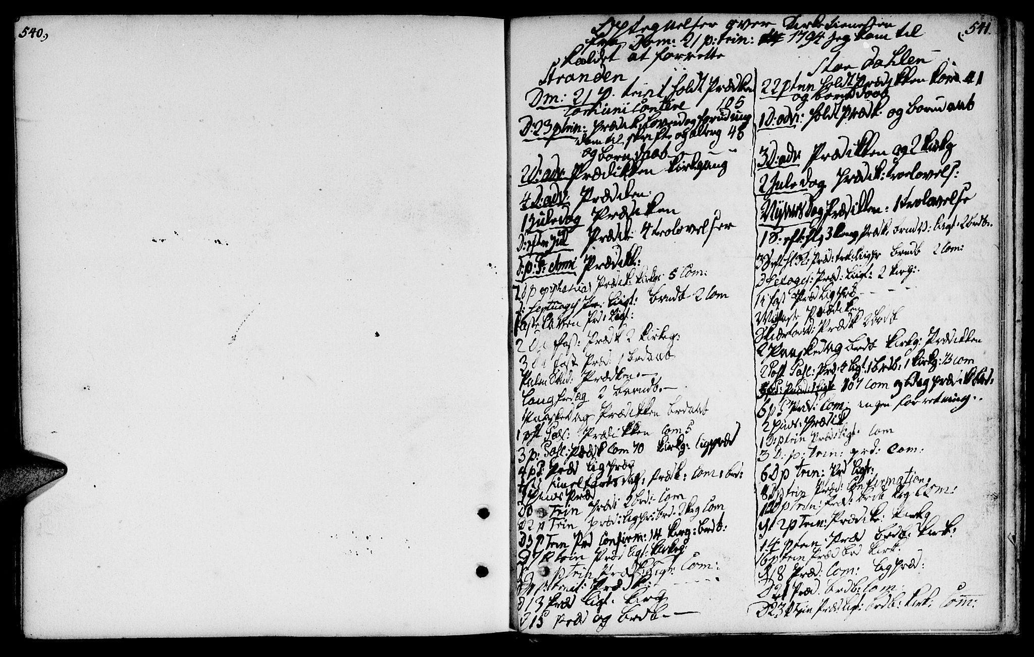 Ministerialprotokoller, klokkerbøker og fødselsregistre - Møre og Romsdal, SAT/A-1454/520/L0271: Parish register (official) no. 520A01, 1759-1801, p. 540-541