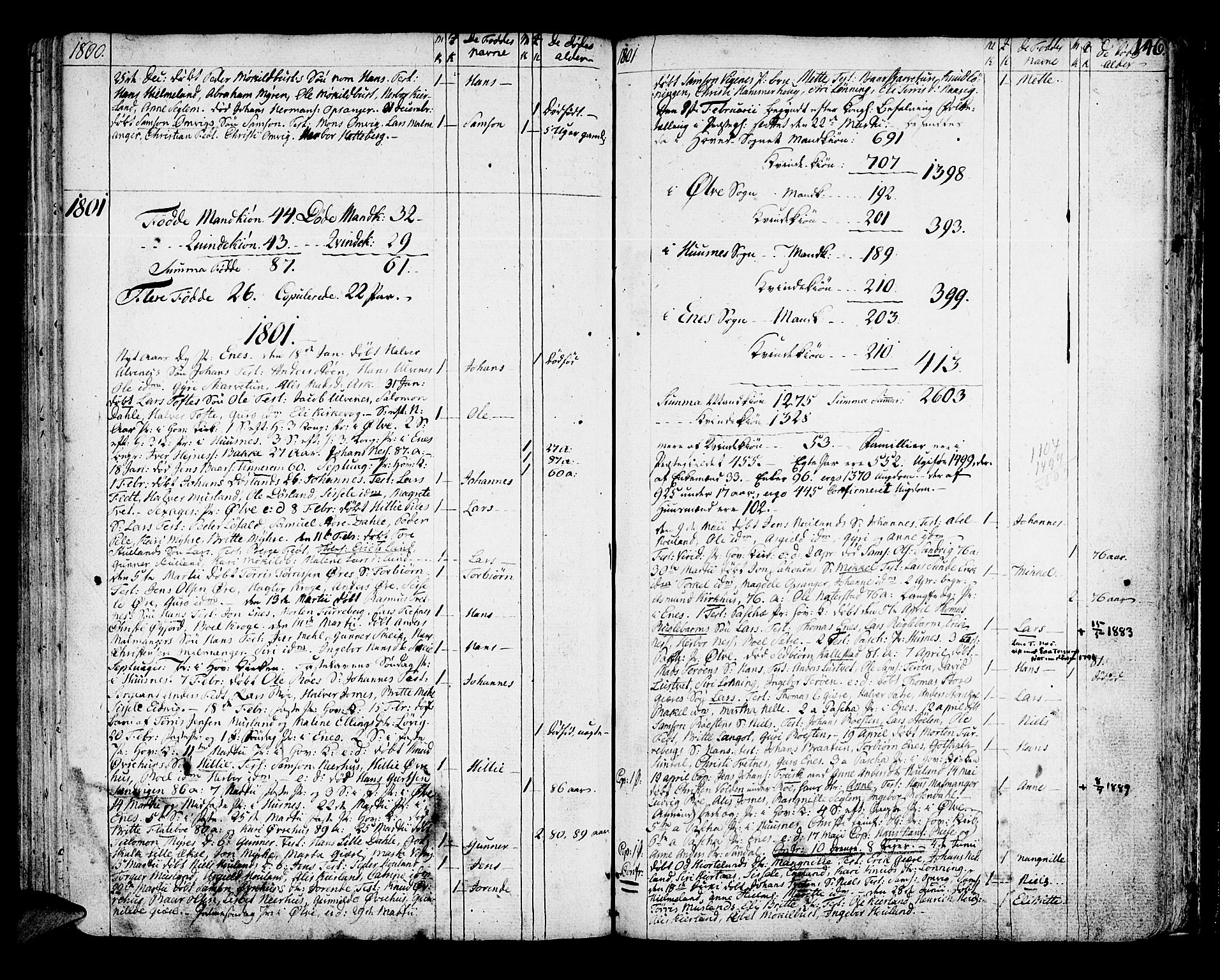 Kvinnherad sokneprestembete, SAB/A-76401/H/Haa: Parish register (official) no. A 4, 1778-1811, p. 146