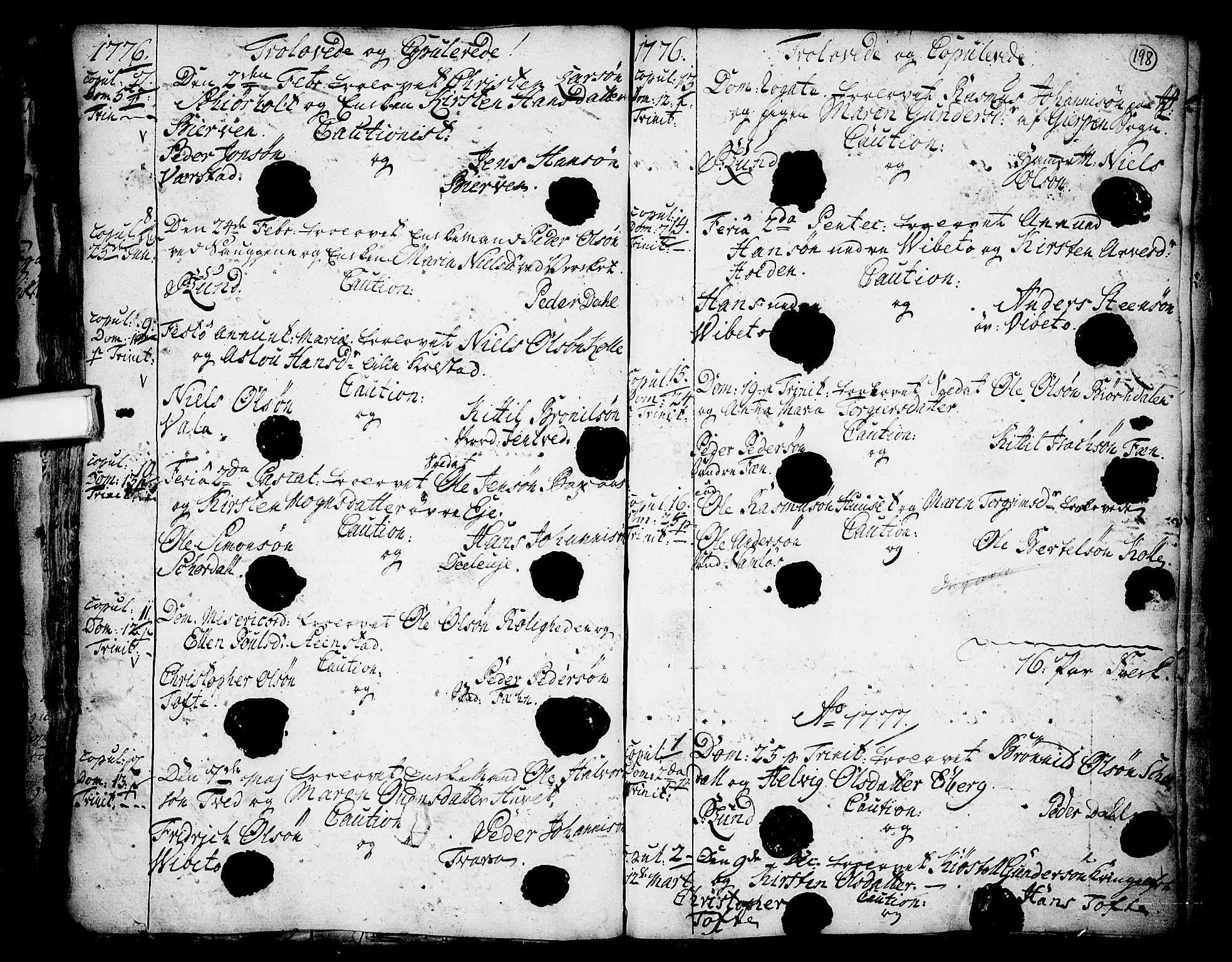 Holla kirkebøker, AV/SAKO-A-272/F/Fa/L0001: Parish register (official) no. 1, 1717-1779, p. 198