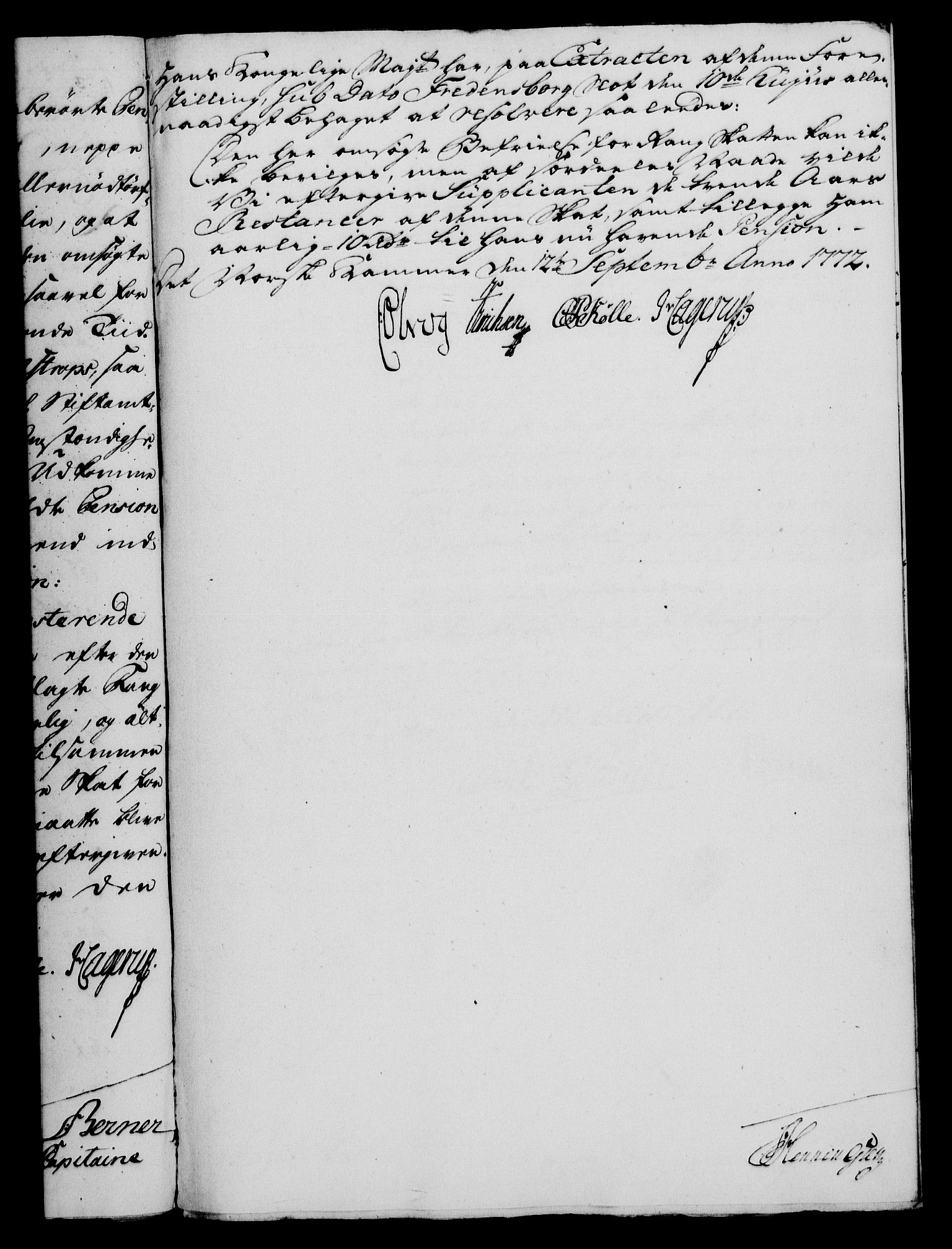 Rentekammeret, Kammerkanselliet, RA/EA-3111/G/Gf/Gfa/L0054: Norsk relasjons- og resolusjonsprotokoll (merket RK 52.54), 1771-1772, p. 594