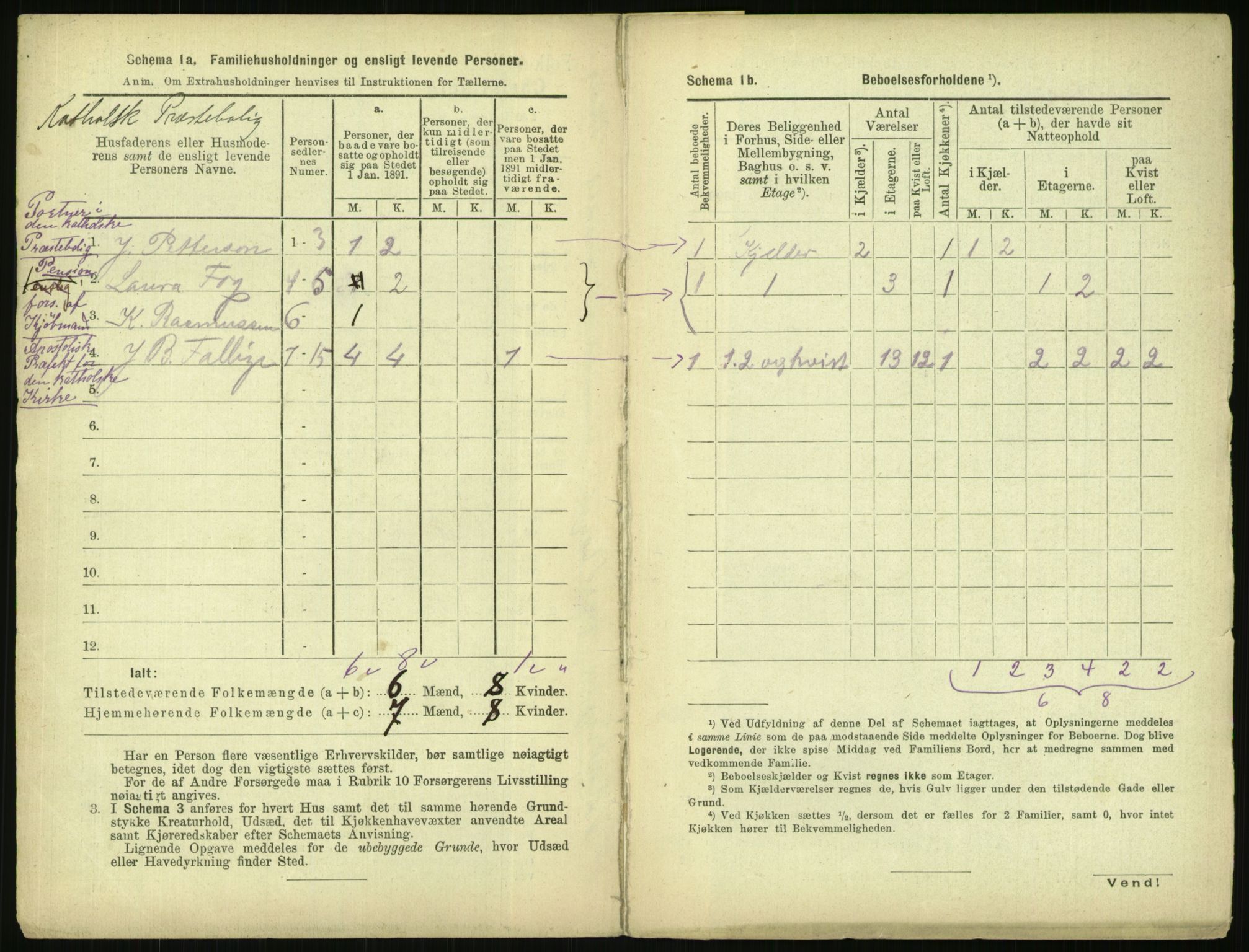 RA, 1891 census for 0301 Kristiania, 1891, p. 75240