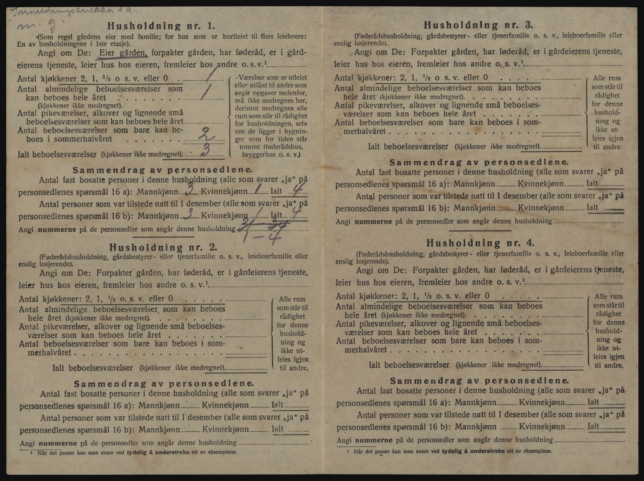 SAT, 1920 census for Stjørdal, 1920, p. 53