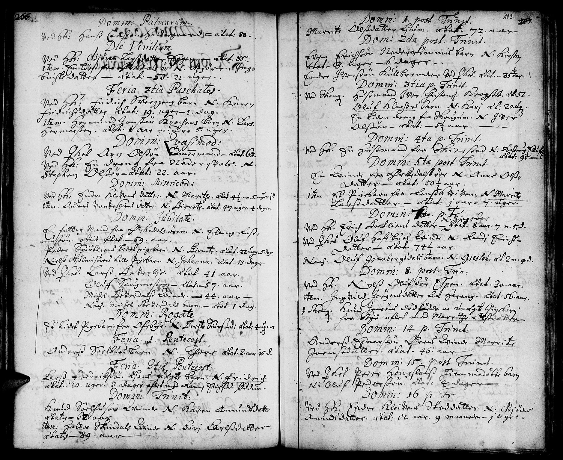 Ministerialprotokoller, klokkerbøker og fødselsregistre - Sør-Trøndelag, SAT/A-1456/668/L0801: Parish register (official) no. 668A01, 1695-1716, p. 112-113