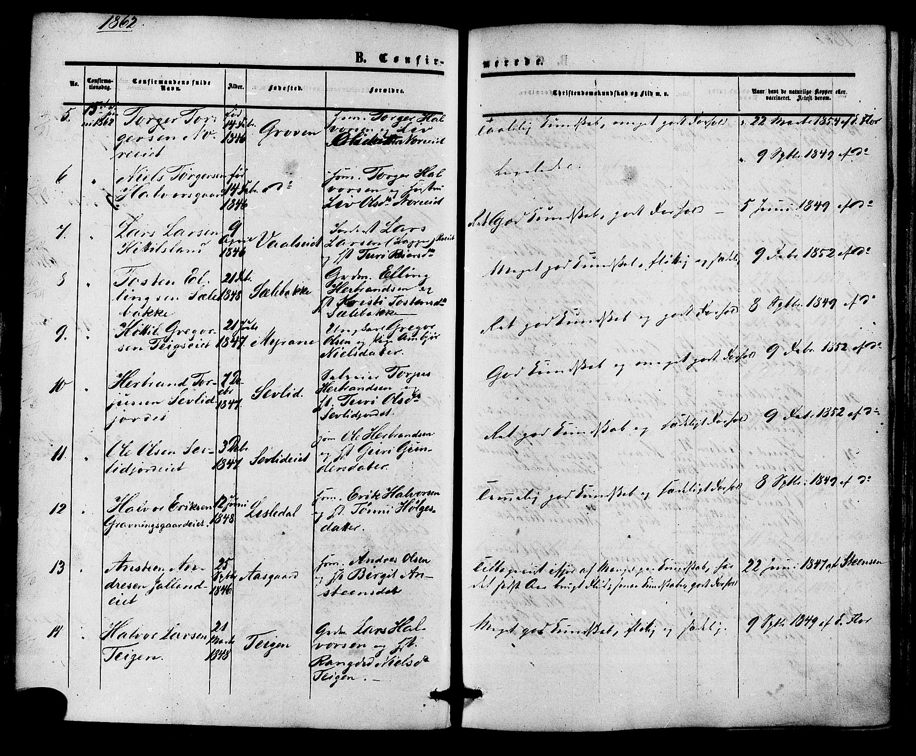 Nore kirkebøker, AV/SAKO-A-238/F/Fa/L0003: Parish register (official) no. I 3, 1858-1866