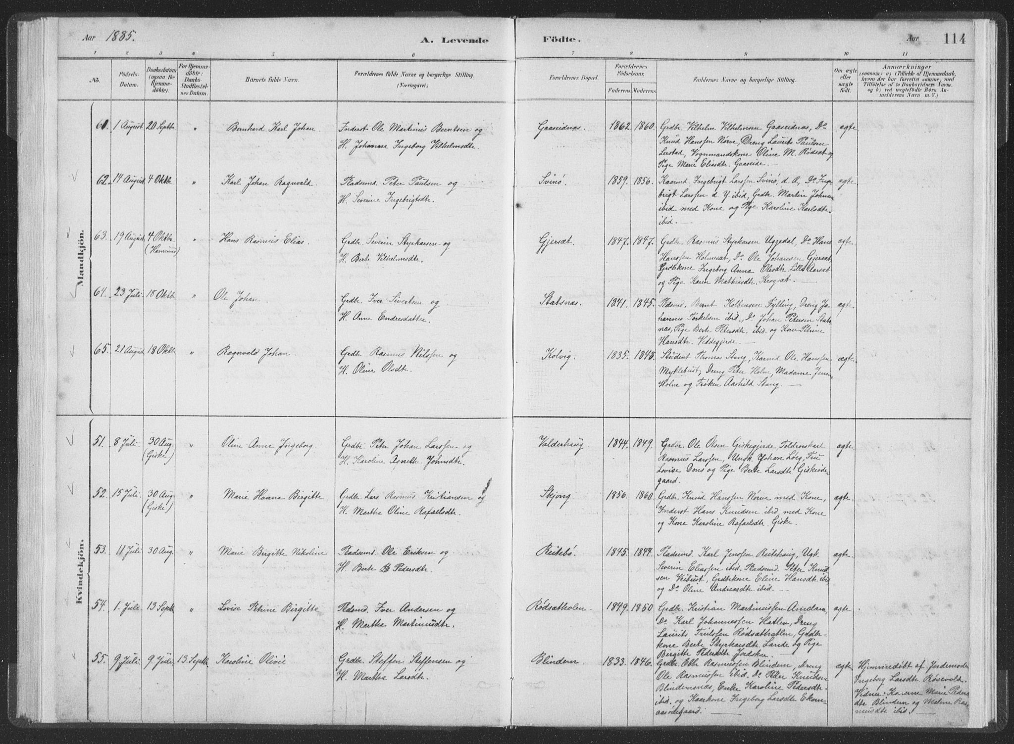 Ministerialprotokoller, klokkerbøker og fødselsregistre - Møre og Romsdal, AV/SAT-A-1454/528/L0401: Parish register (official) no. 528A12I, 1880-1920, p. 114