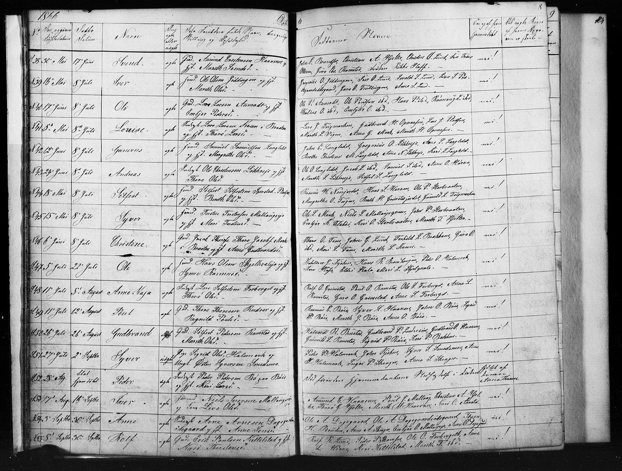 Skjåk prestekontor, SAH/PREST-072/H/Ha/Hab/L0001: Parish register (copy) no. 1, 1865-1893, p. 8