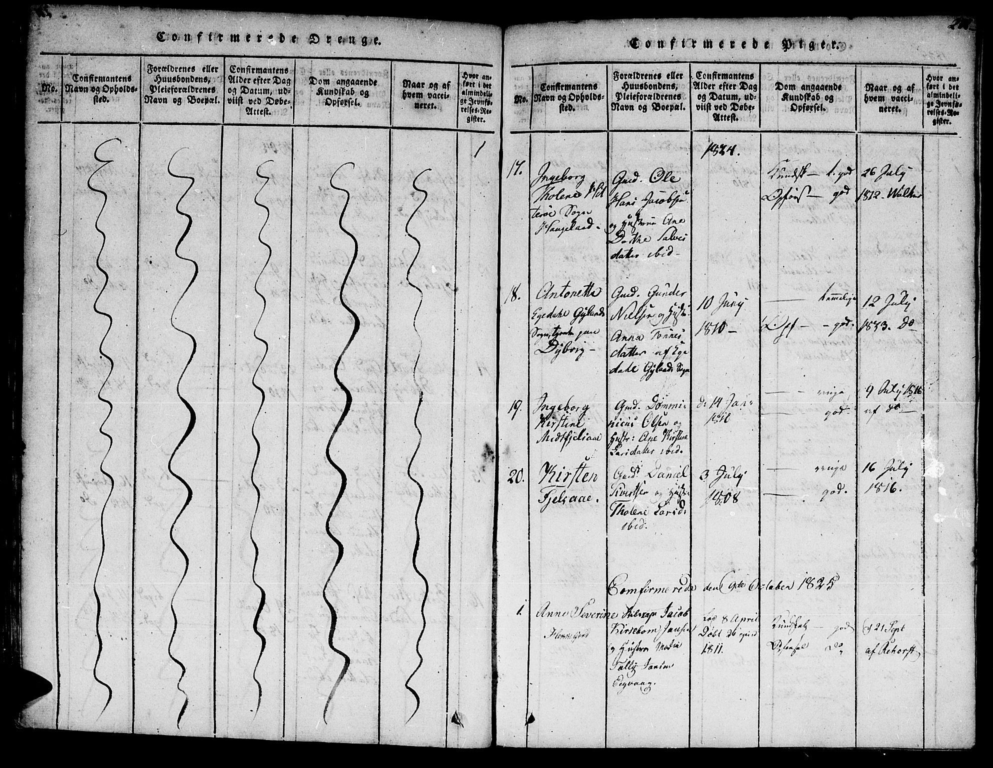 Flekkefjord sokneprestkontor, SAK/1111-0012/F/Fa/Fac/L0002: Parish register (official) no. A 2, 1815-1826, p. 272