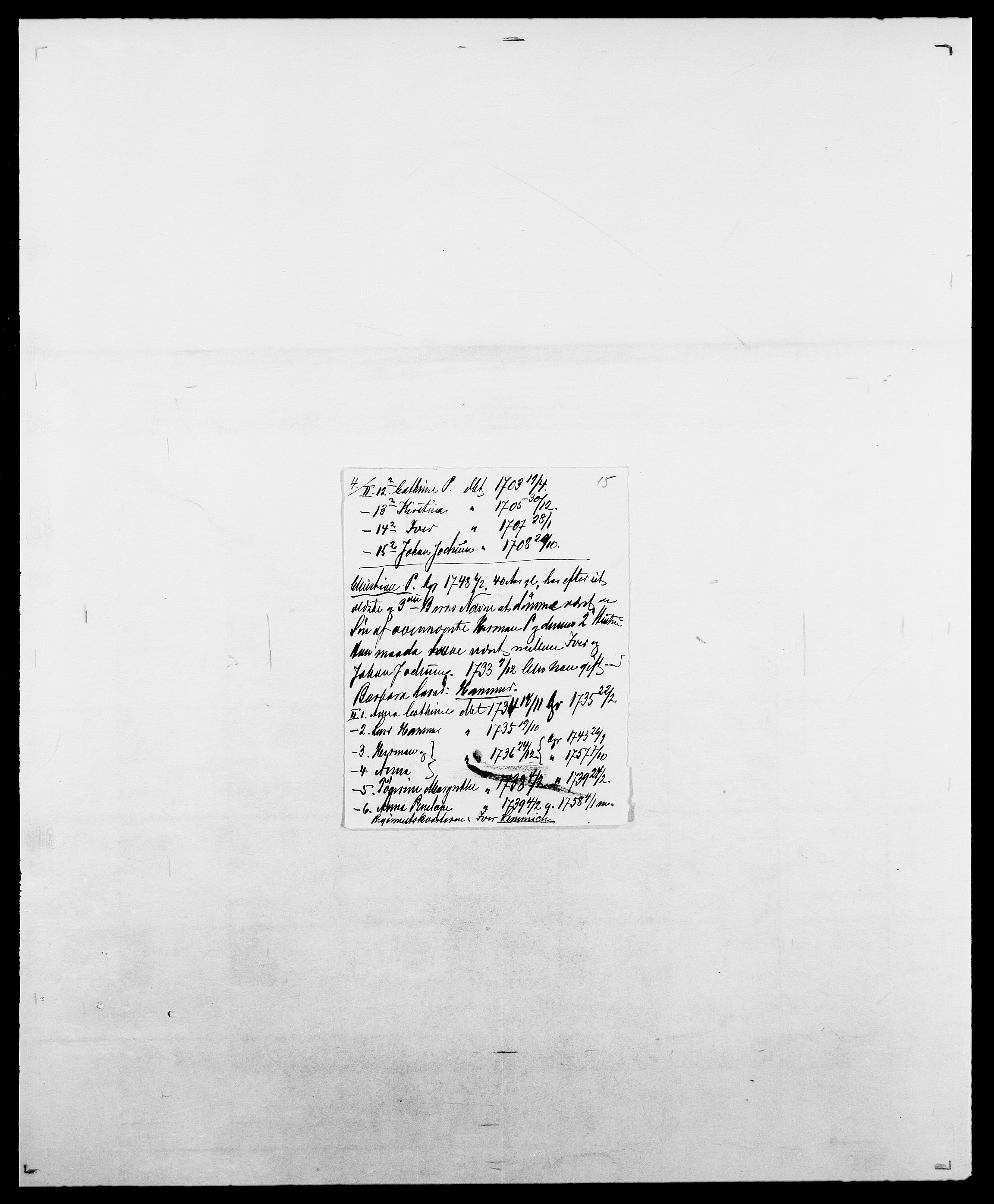 Delgobe, Charles Antoine - samling, AV/SAO-PAO-0038/D/Da/L0031: de Place - Raaum, p. 175
