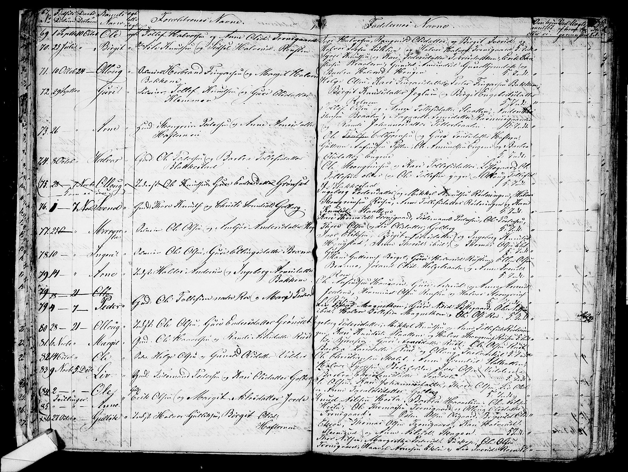 Gol kirkebøker, AV/SAKO-A-226/G/Ga/L0001: Parish register (copy) no. I 1, 1841-1860, p. 67-68