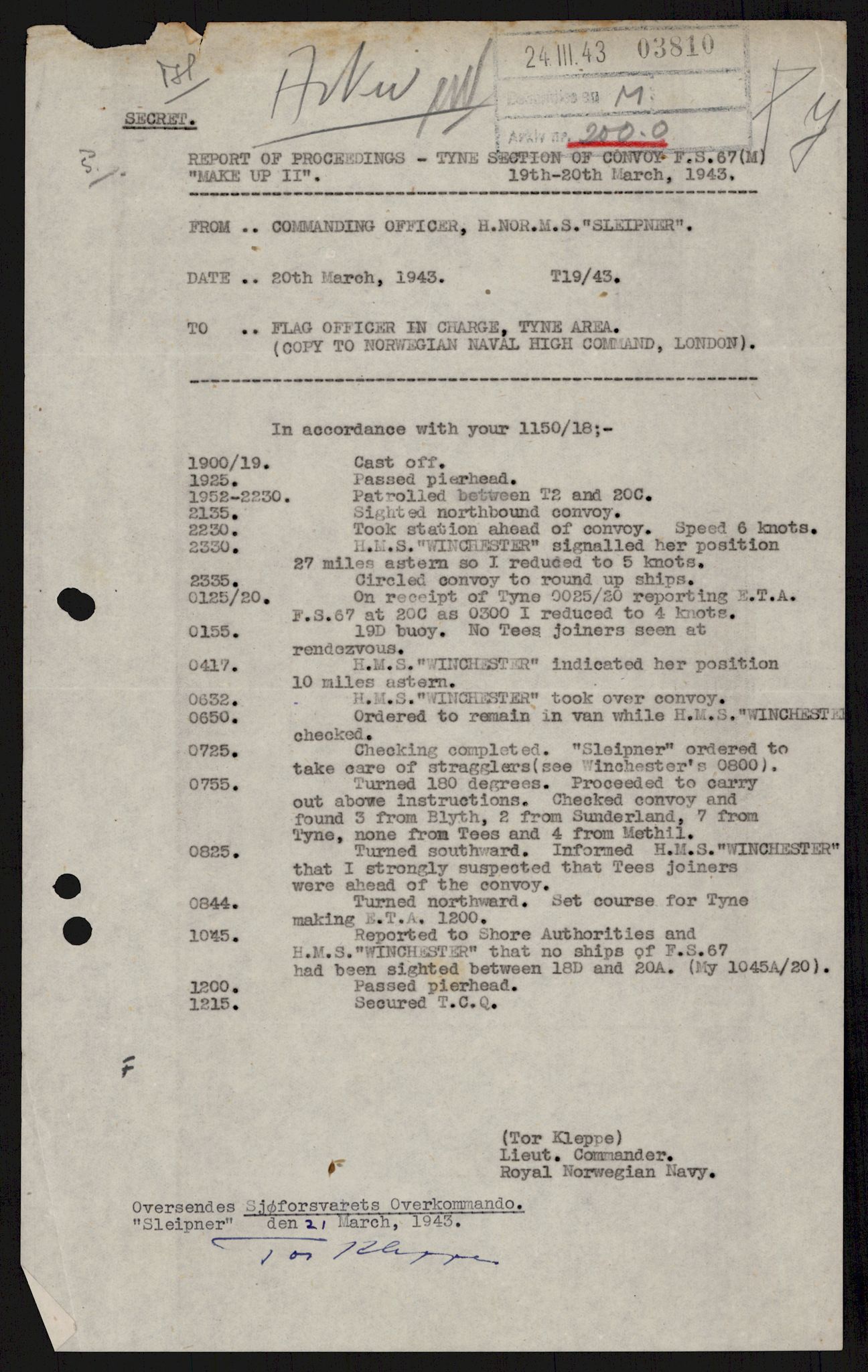 Forsvaret, Sjøforsvarets overkommando, AV/RA-RAFA-2035/D/Dc/L0193: --, 1940-1951, p. 105