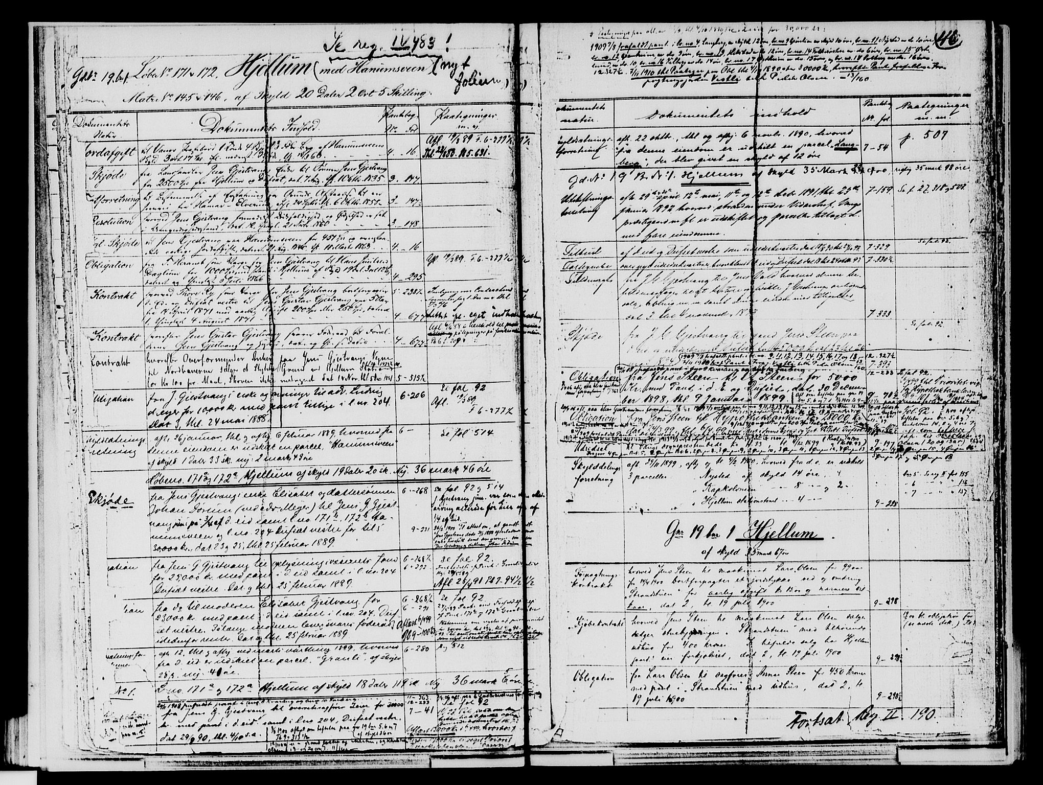 Nord-Hedmark sorenskriveri, SAH/TING-012/H/Ha/Had/Hade/L0001A: Mortgage register no. 4.1a, 1871-1940, p. 46