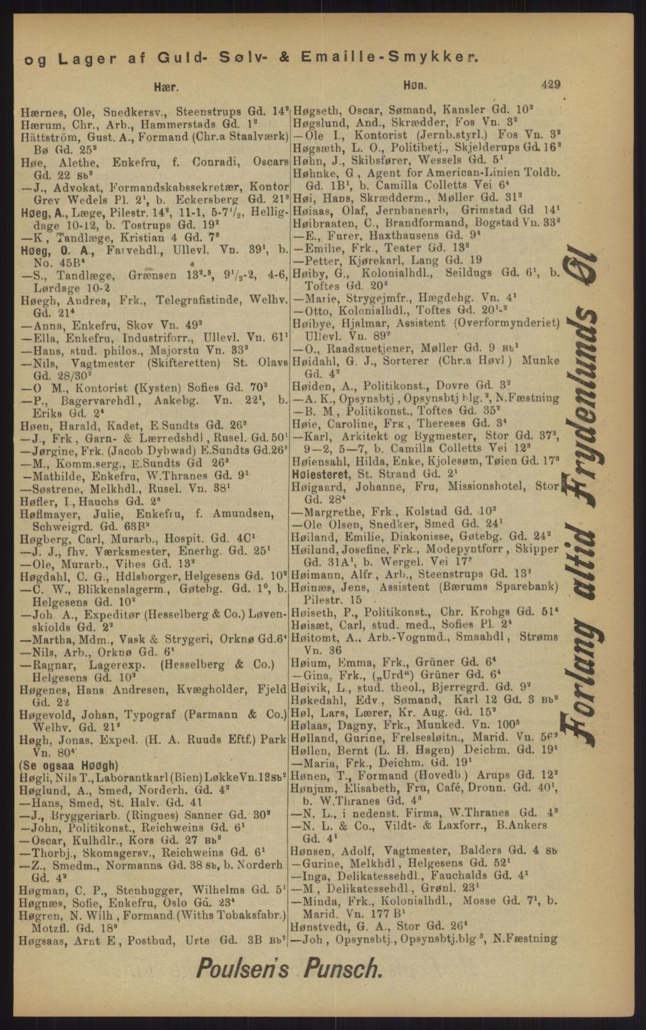 Kristiania/Oslo adressebok, PUBL/-, 1902, p. 429