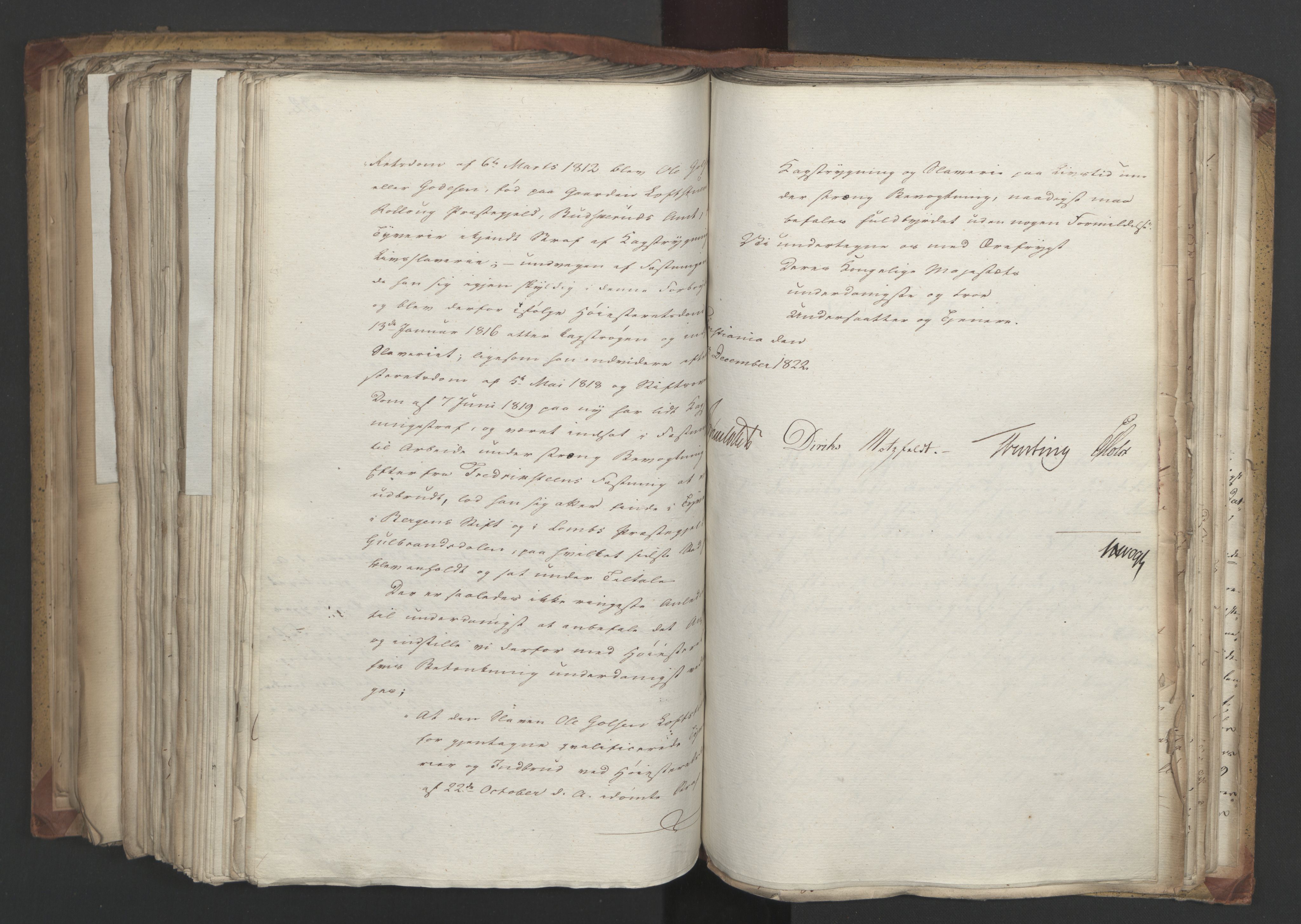 Statsrådsavdelingen i Stockholm, AV/RA-S-1003/D/Da/L0032: Regjeringsinnstillinger nr. 6140-6355, 1822, p. 435