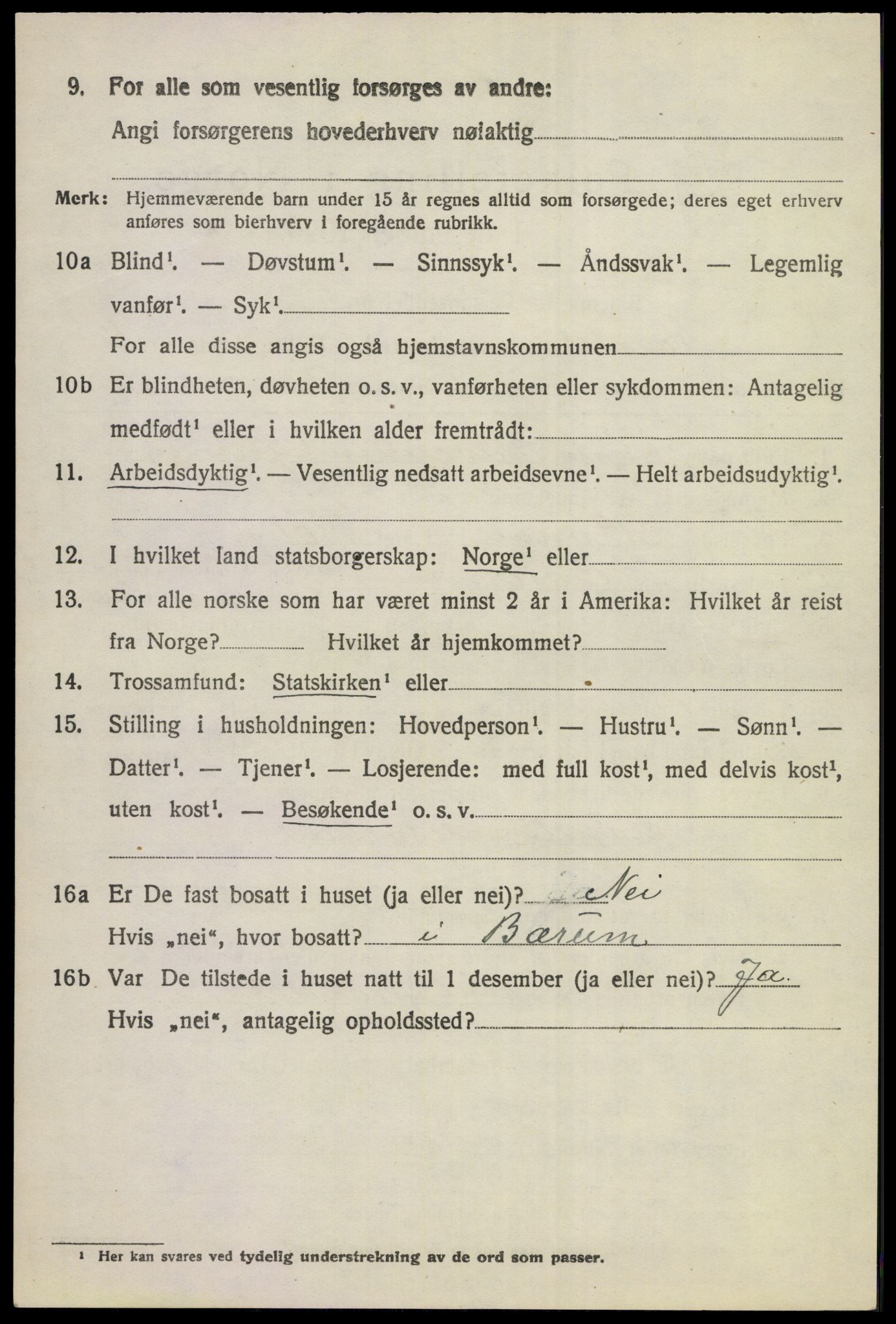 SAKO, 1920 census for Norderhov, 1920, p. 13607