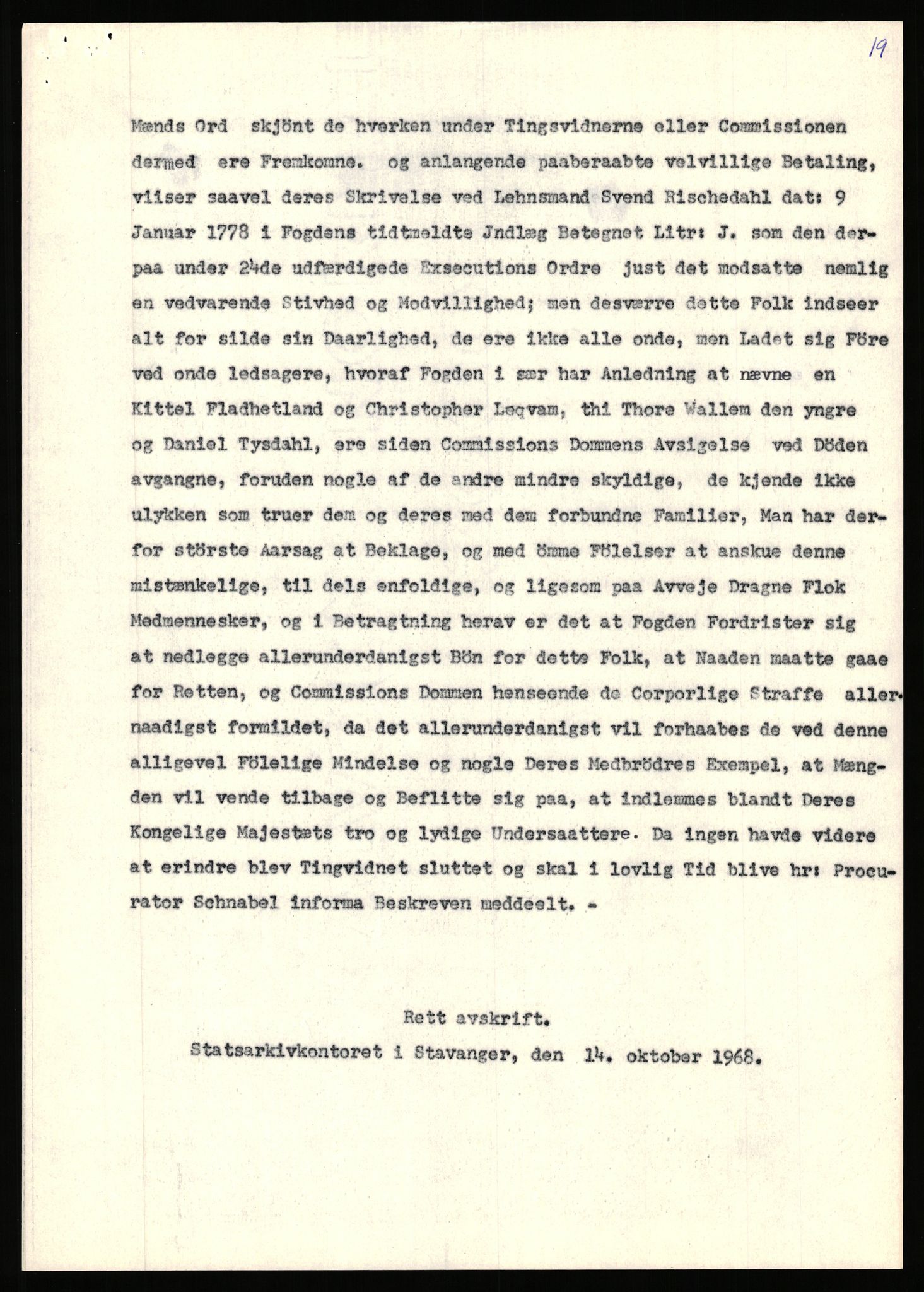 Statsarkivet i Stavanger, SAST/A-101971/03/Y/Yj/L0100: Avskrifter sortert etter gårdsnavn: Ålgård - Årsland, 1750-1930, p. 416