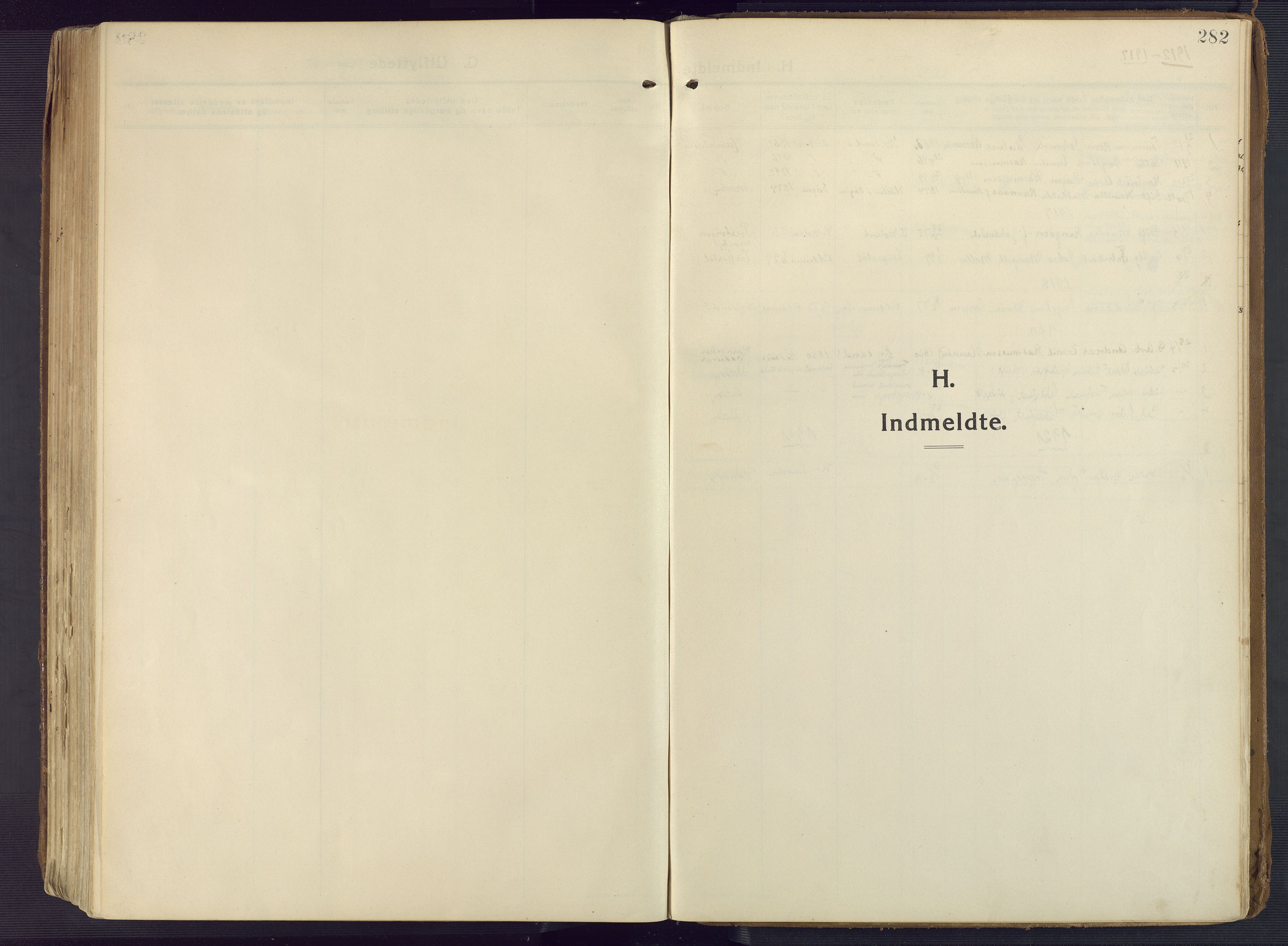 Oddernes sokneprestkontor, SAK/1111-0033/F/Fa/Faa/L0012: Parish register (official) no. A 12, 1912-1925, p. 282