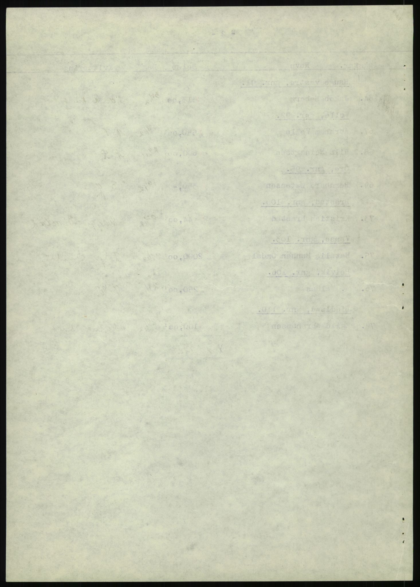 Forsvarsdepartementet, 10. kontor / Oppgjørskontoret, AV/RA-RAFA-1225/D/Db/L0180: Lista oppgjørskontor, 1942-1952, p. 1135