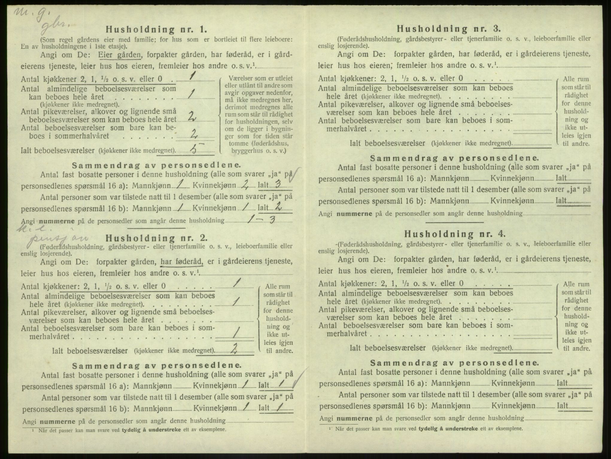 SAB, 1920 census for Askvoll, 1920, p. 359