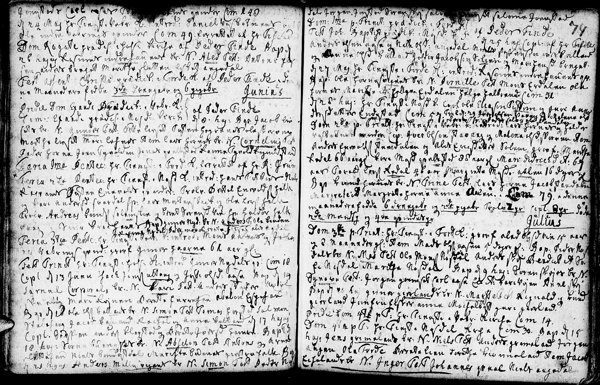 Førde sokneprestembete, AV/SAB-A-79901/H/Haa/Haaa/L0002: Parish register (official) no. A 2, 1728-1748, p. 74