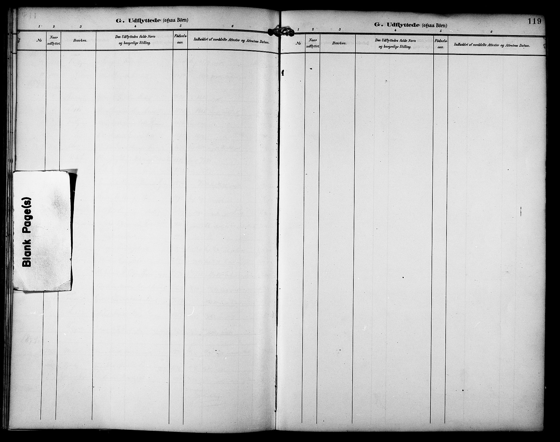 Ministerialprotokoller, klokkerbøker og fødselsregistre - Nordland, AV/SAT-A-1459/810/L0152: Parish register (official) no. 810A11, 1895-1899, p. 119