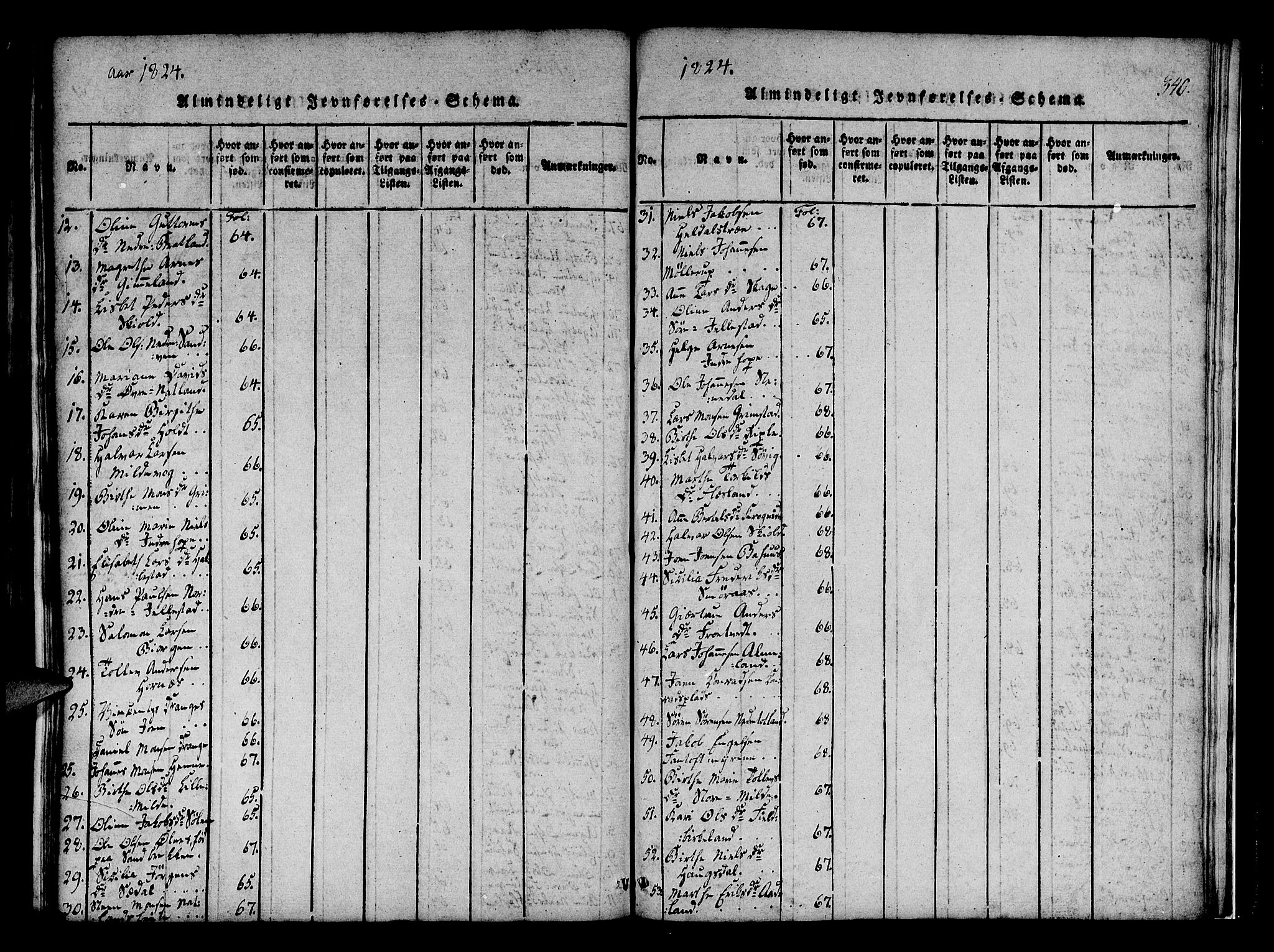 Fana Sokneprestembete, AV/SAB-A-75101/H/Haa/Haaa/L0007: Parish register (official) no. A 7, 1816-1828, p. 340