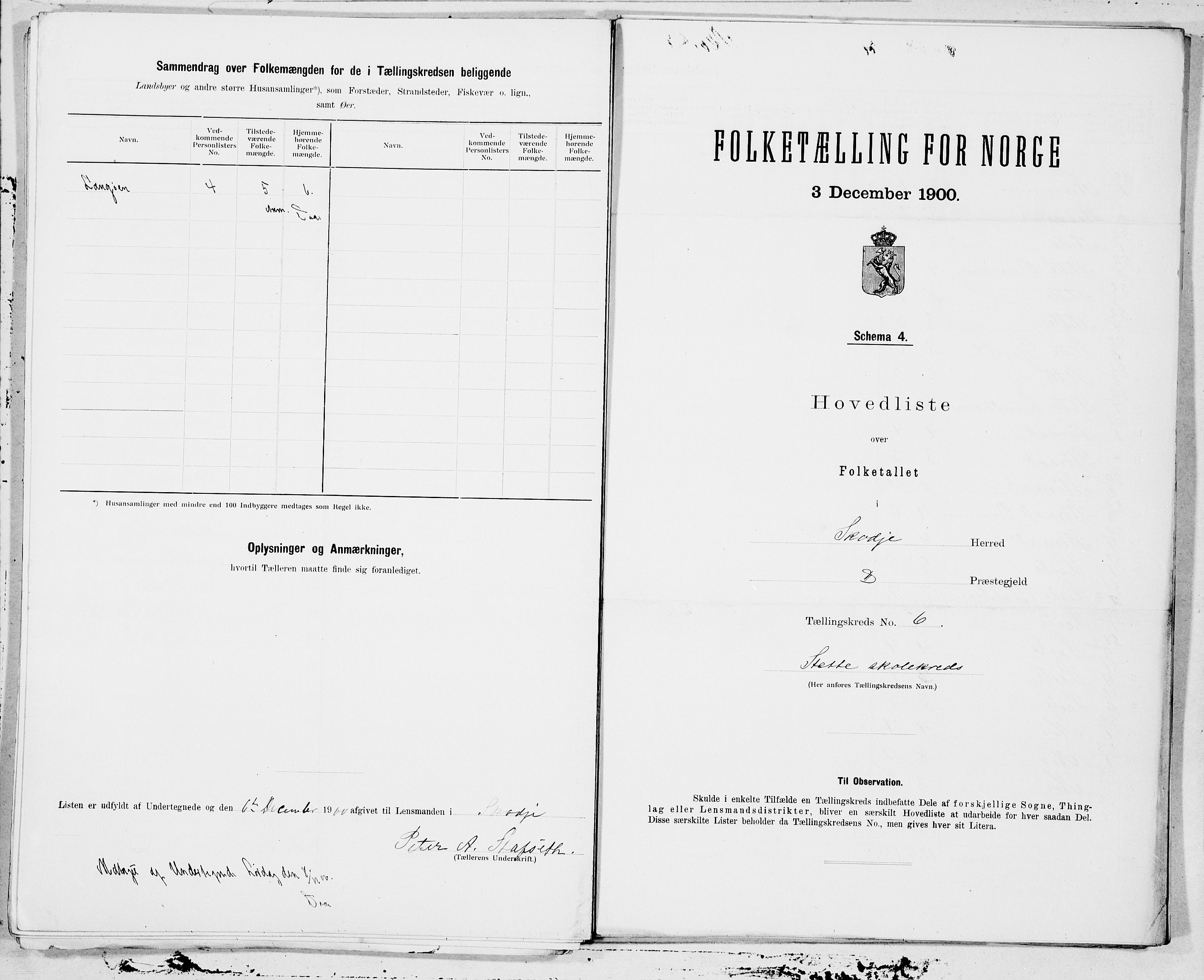 SAT, 1900 census for Skodje, 1900, p. 12