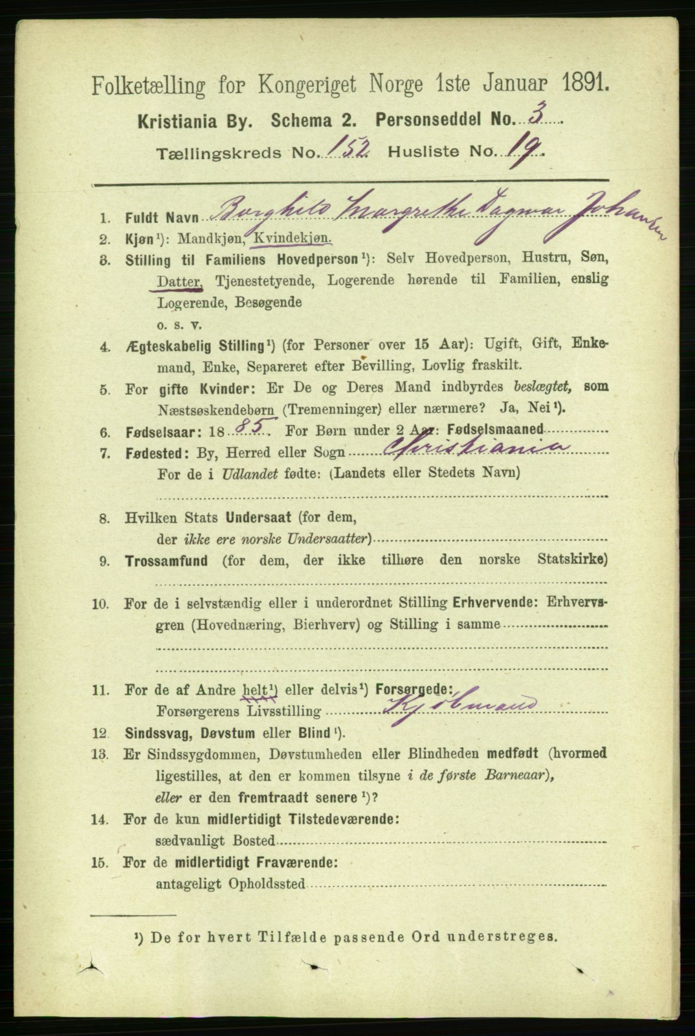 RA, 1891 census for 0301 Kristiania, 1891, p. 85766